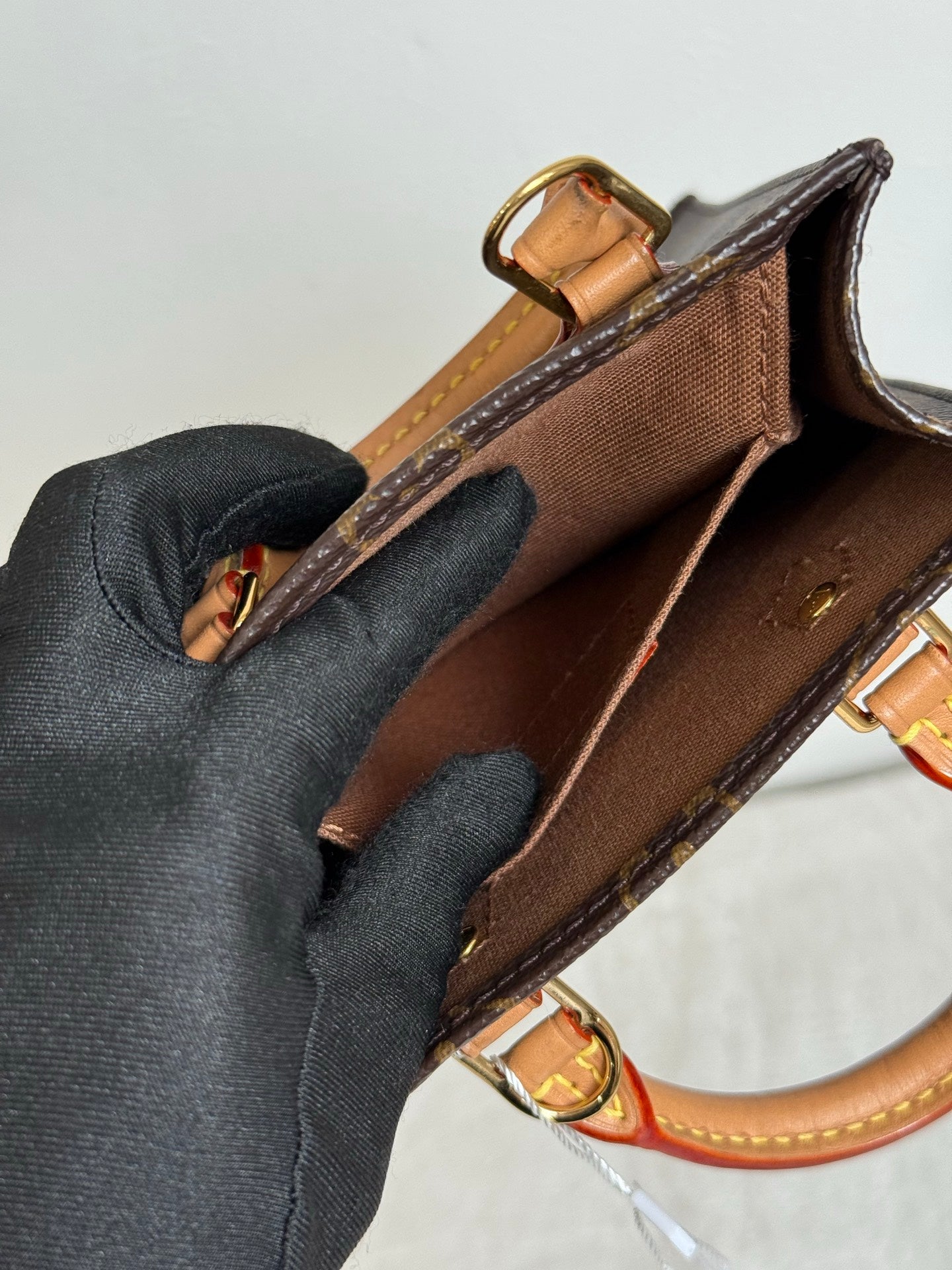 Louis Vuitton Petit Sac Plat Monogram Brown Bag