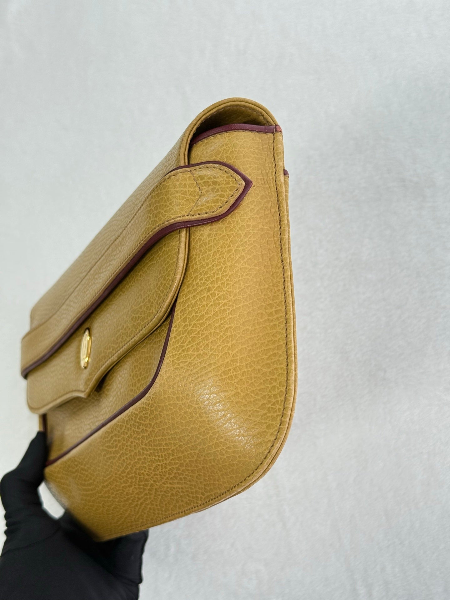 Cartier leather clutch bag