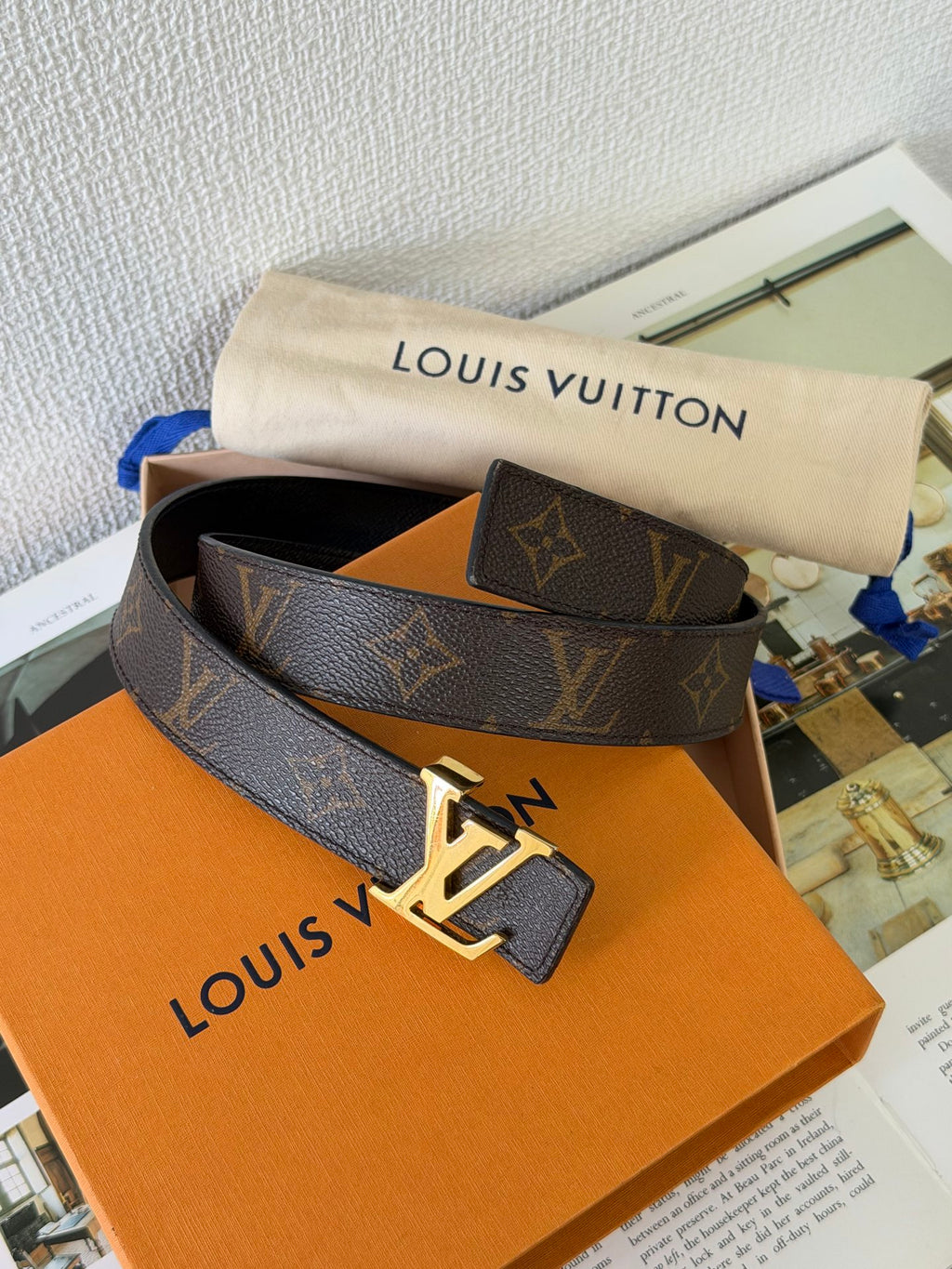 Louis Vuitton Monogram LV Initiales Belt