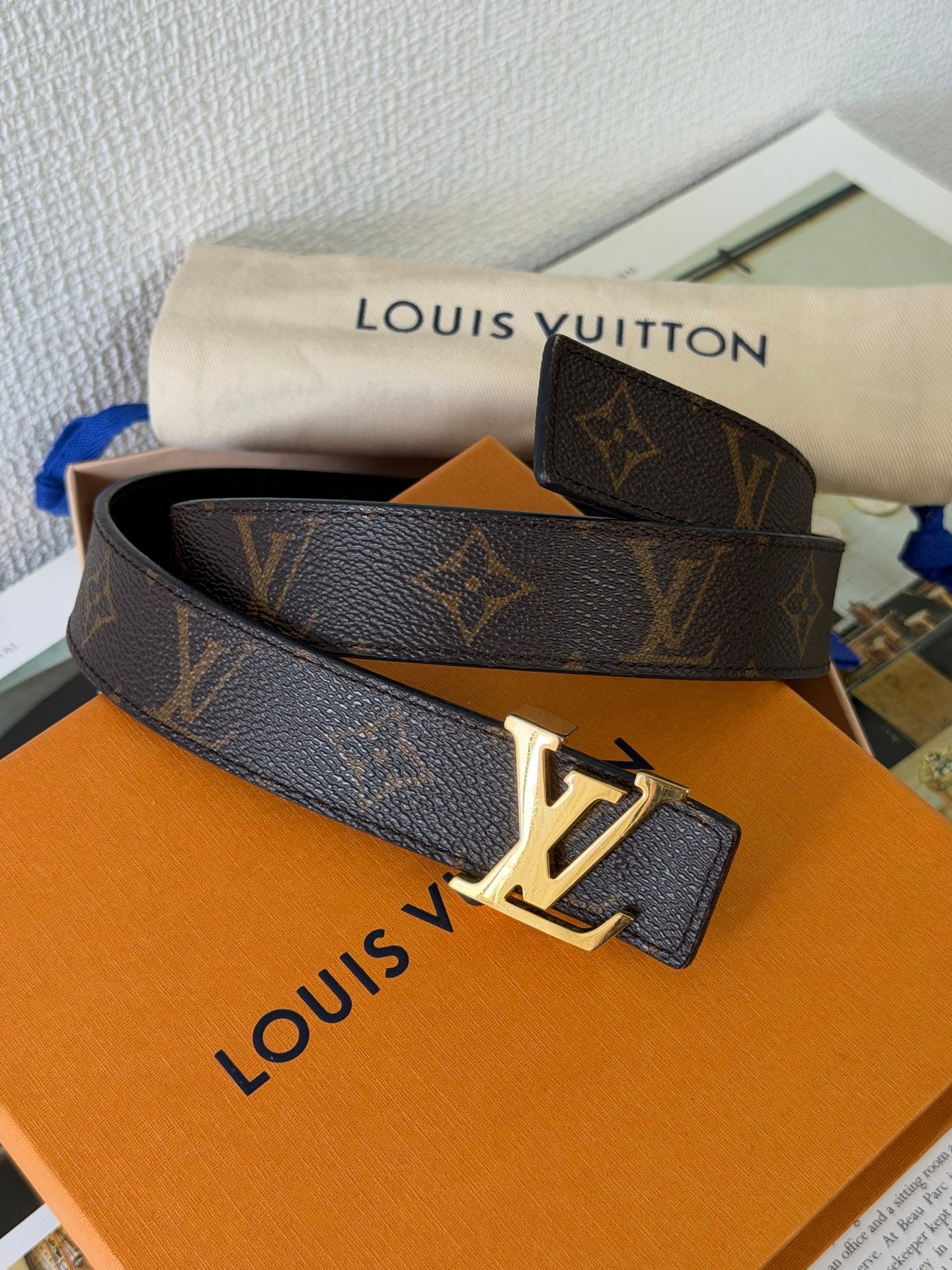 Louis Vuitton Monogram LV Initiales Belt
