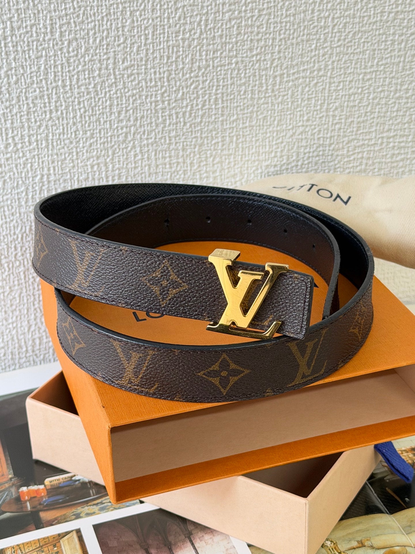 Louis Vuitton Monogram LV Initiales Belt