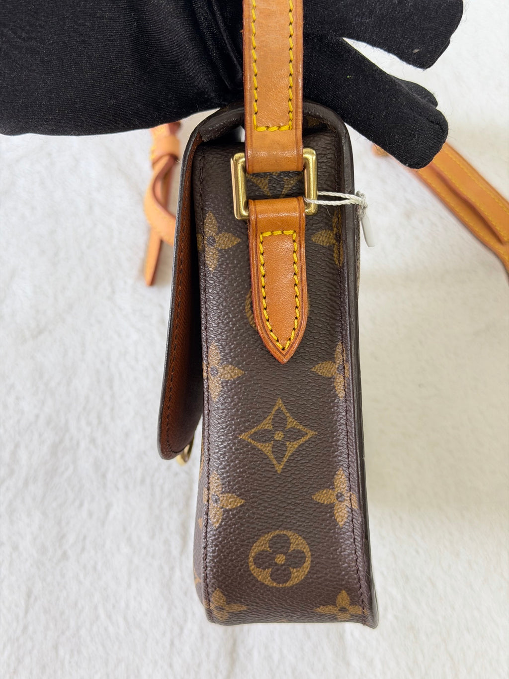 Louis Vuitton Monogram Horseshoe Buckle Saddle Bag