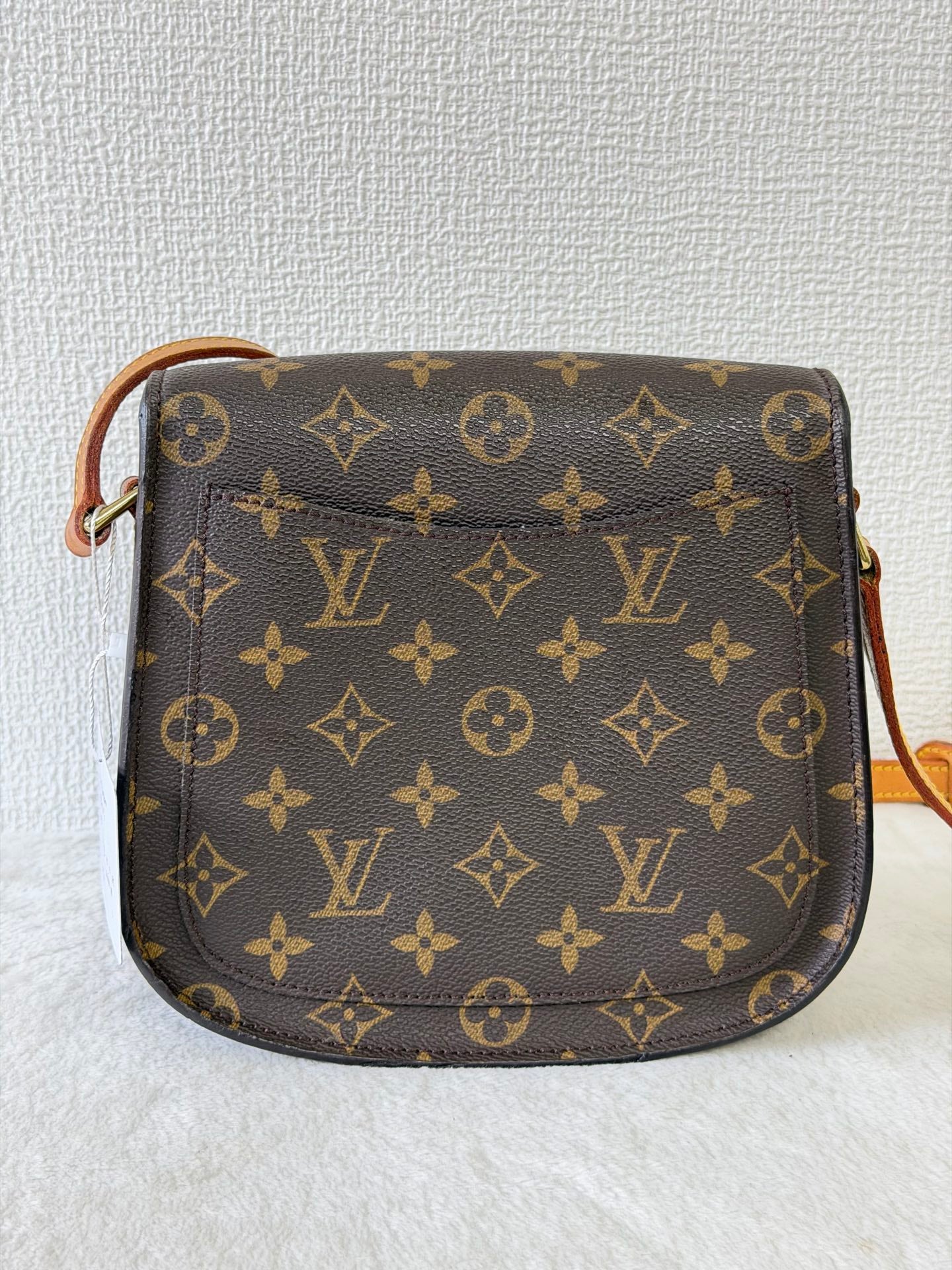 Louis Vuitton Monogram Horseshoe Buckle Saddle Bag