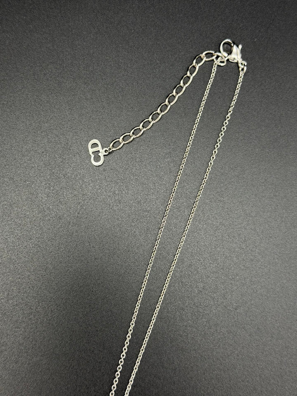 Christian Dior Alphabet Dice Charm Necklace