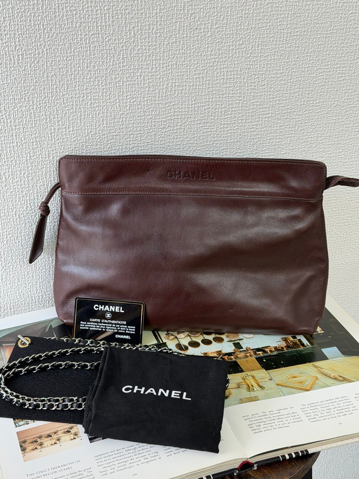 Chanel clutch bag