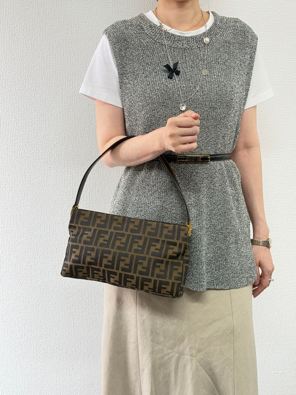 Fendi Zucca Mamma Baguette
