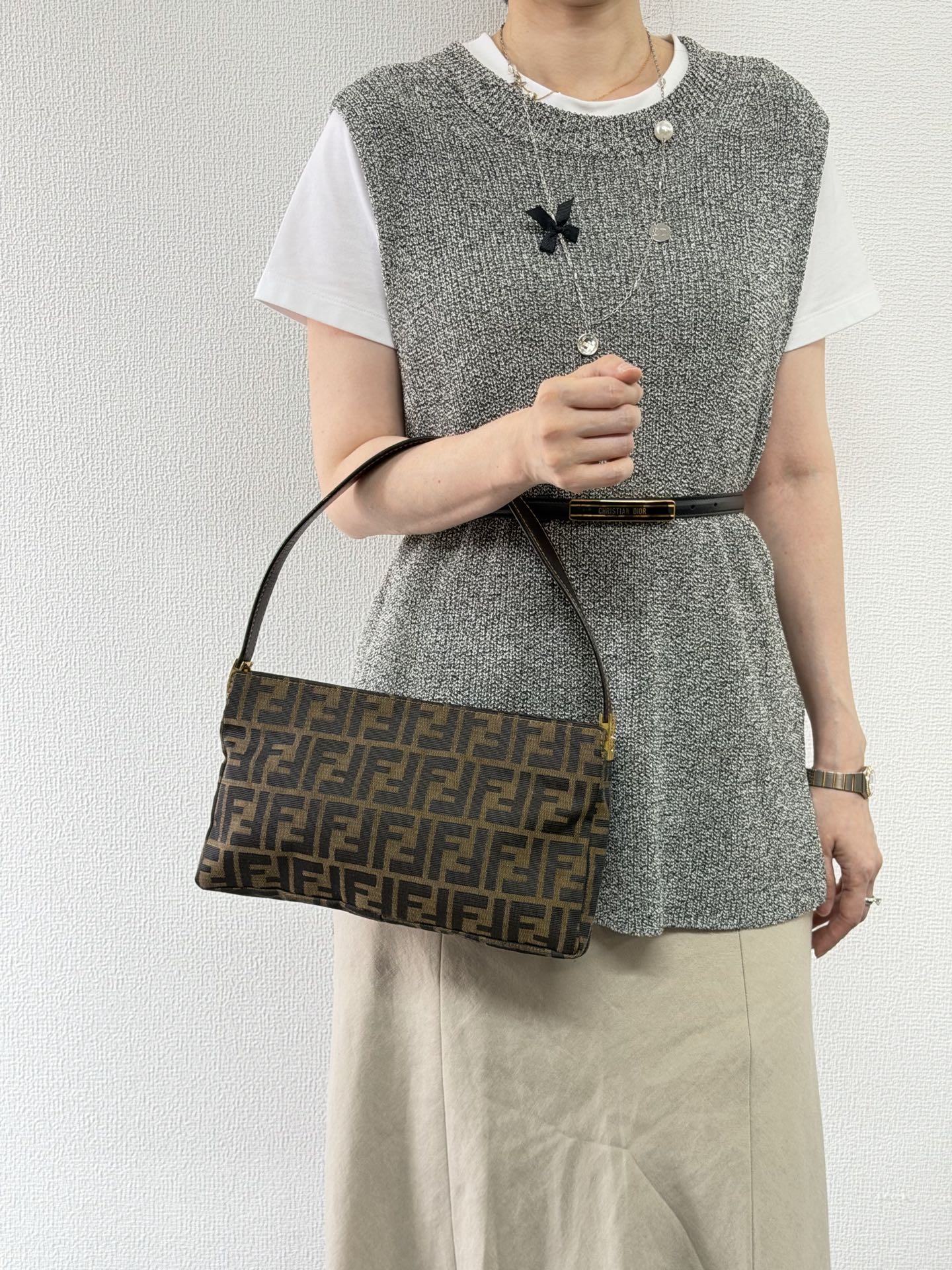 Fendi Zucca Mamma Baguette