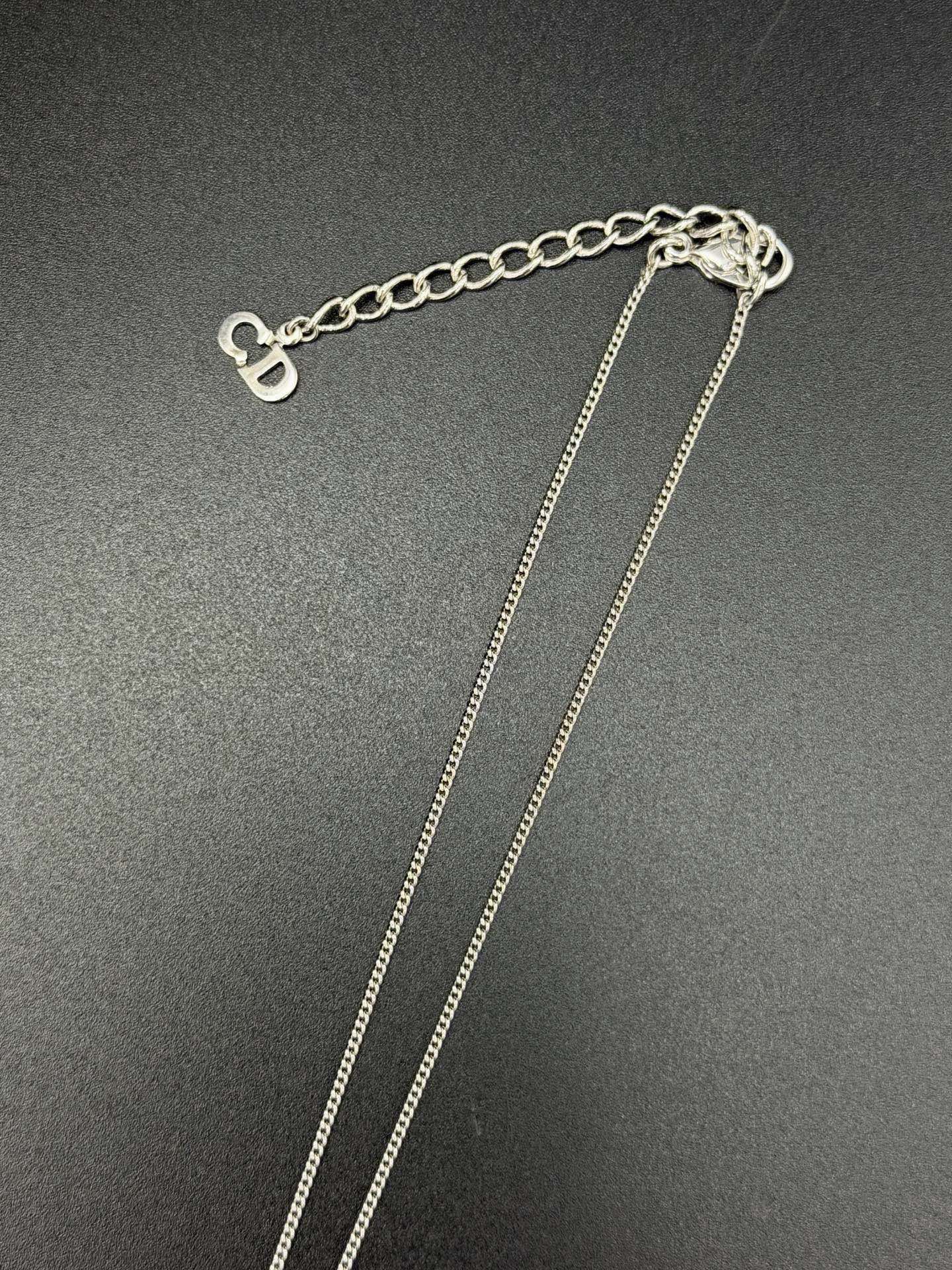 Christian Dior Padlock Pendant Necklace