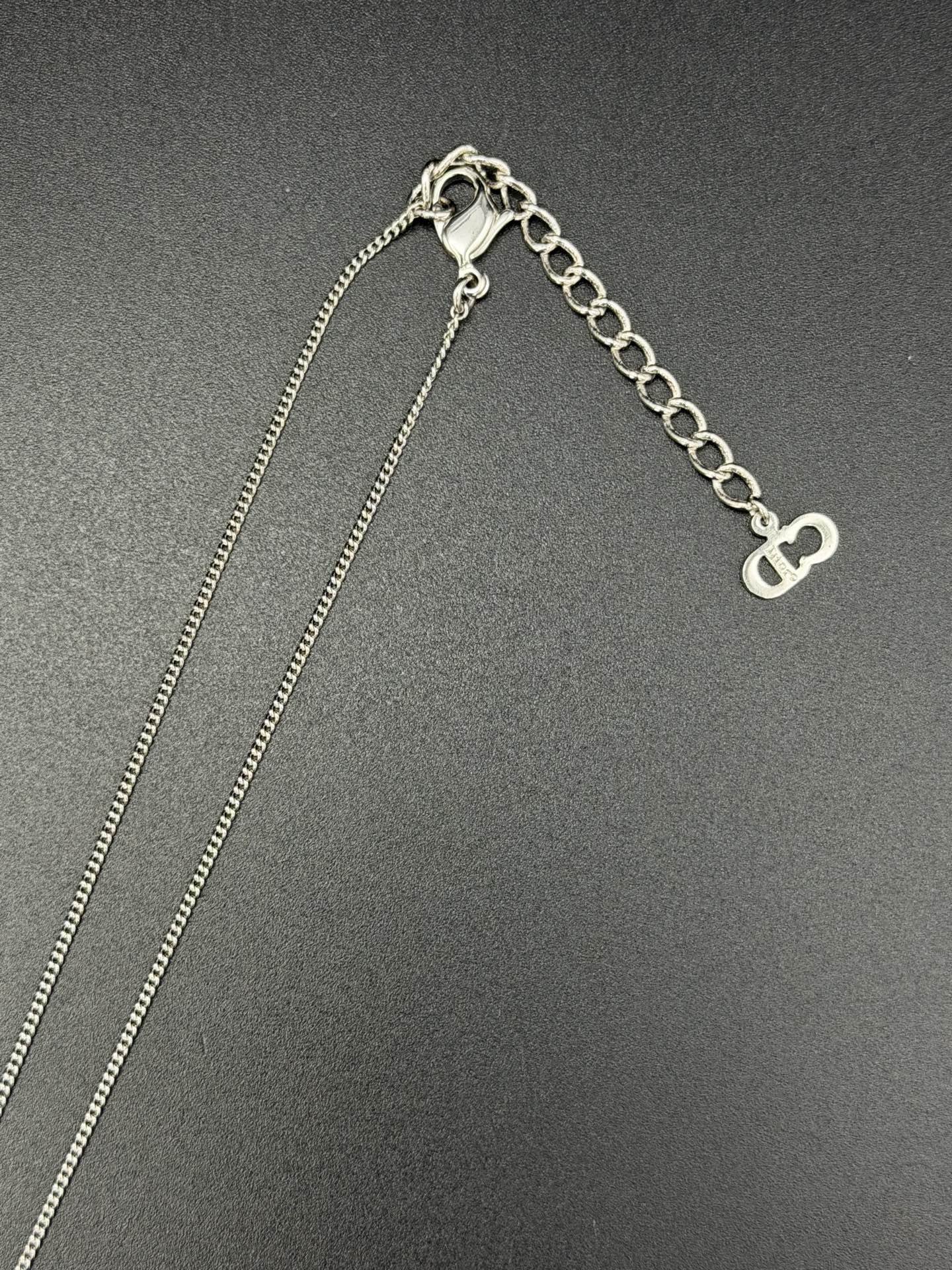 Christian Dior Padlock Pendant Necklace