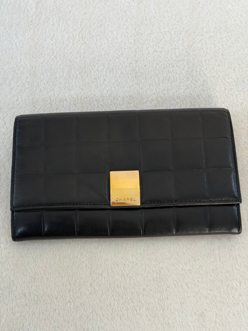 Chanel Chocolate Bar Flap Long Wallet
