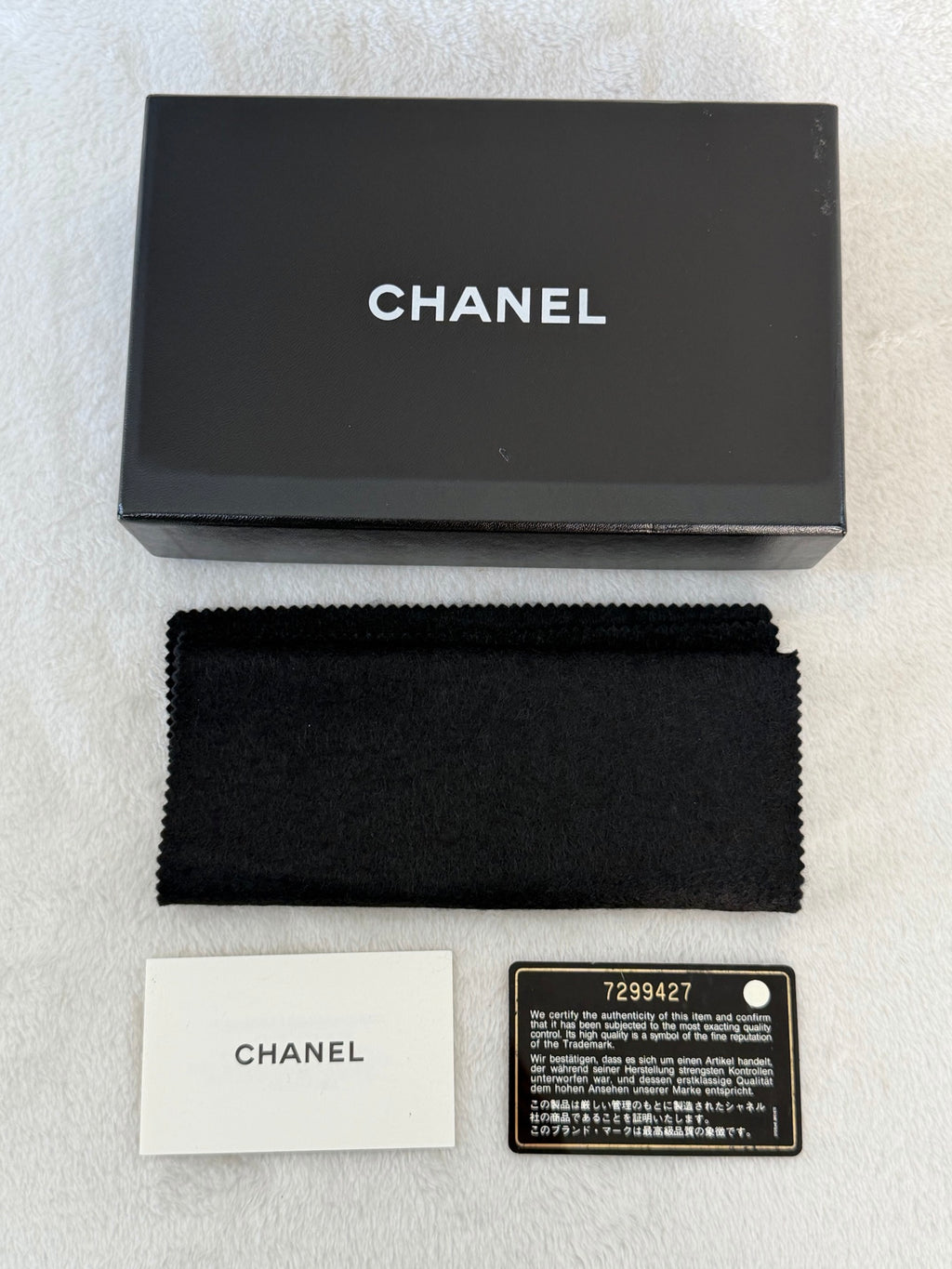 Chanel Chocolate Bar Flap Long Wallet