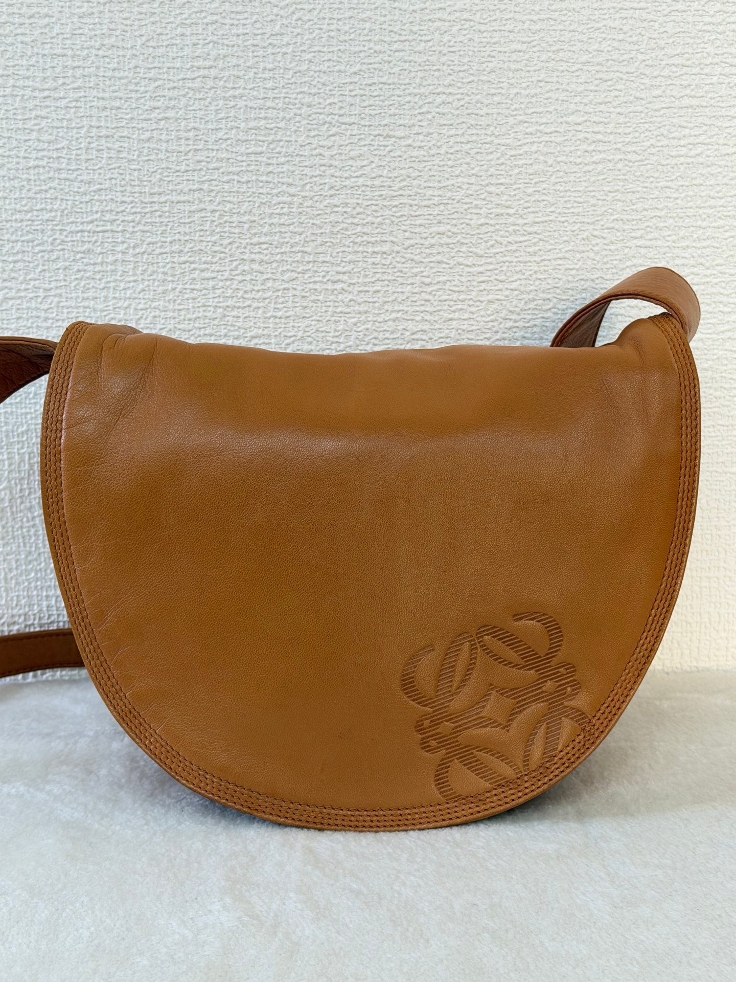 Loewe Vintage Anagram Flap Shoulder Bag