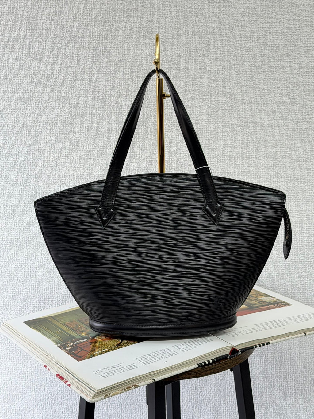 Louis Vuitton Epi Saint Jacques Black
