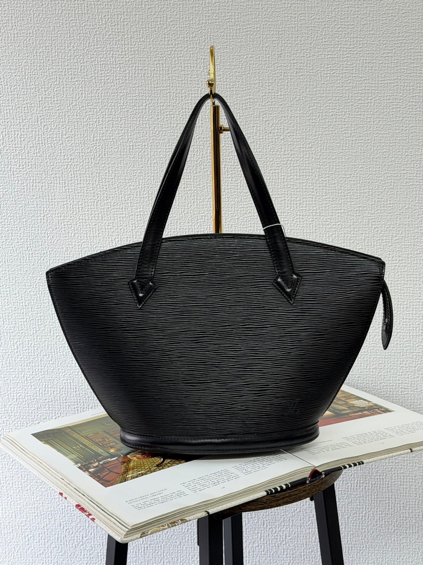 Louis Vuitton Epi Saint Jacques Black