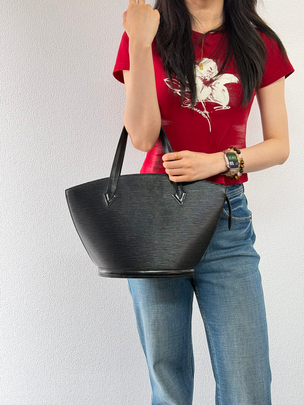 Louis Vuitton Epi Saint Jacques Black