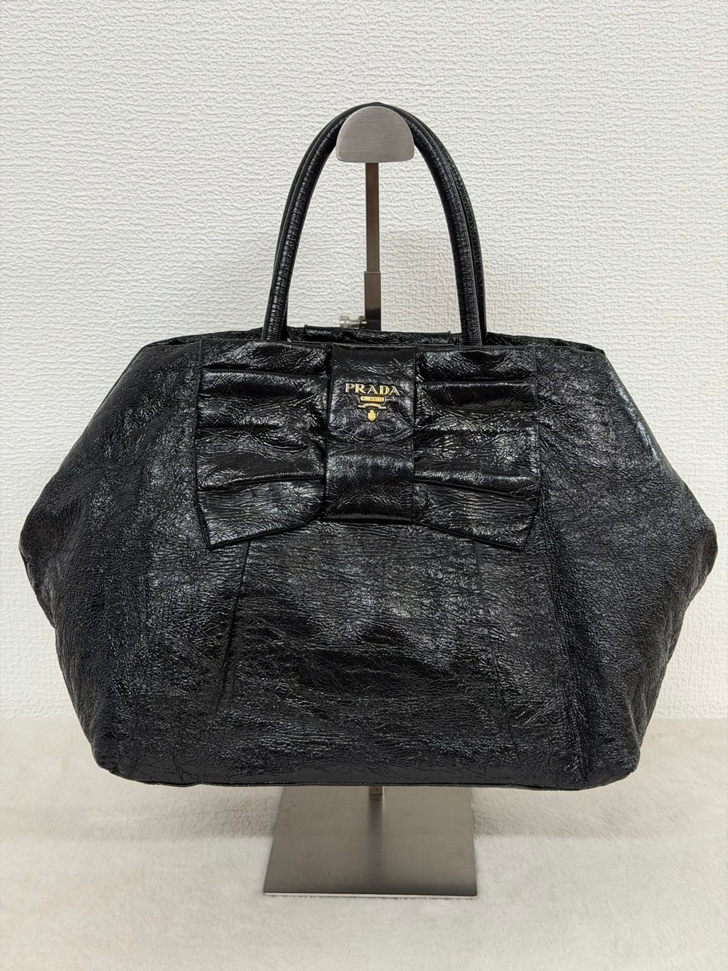 Prada Nappa Fiocco Bow Tote