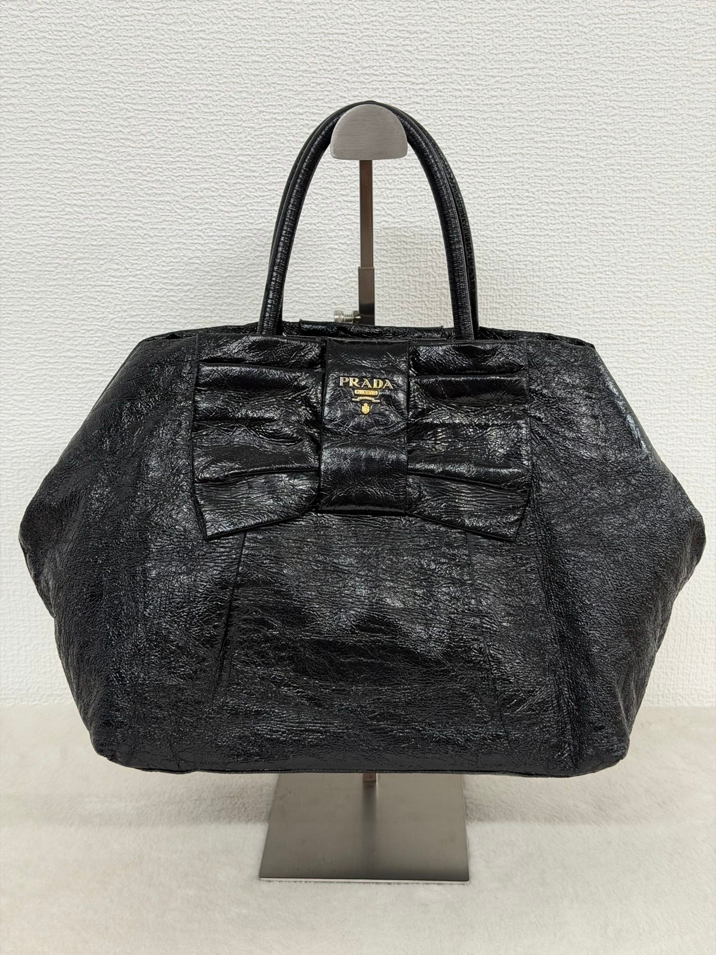 Prada Nappa Fiocco Bow Tote