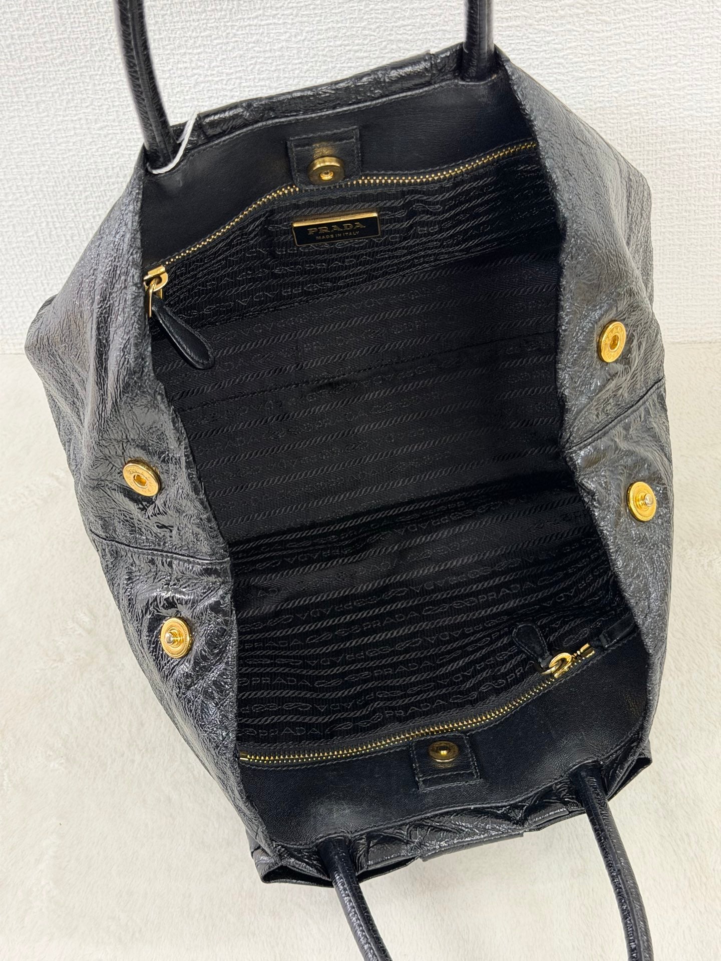 Prada Nappa Fiocco Bow Tote