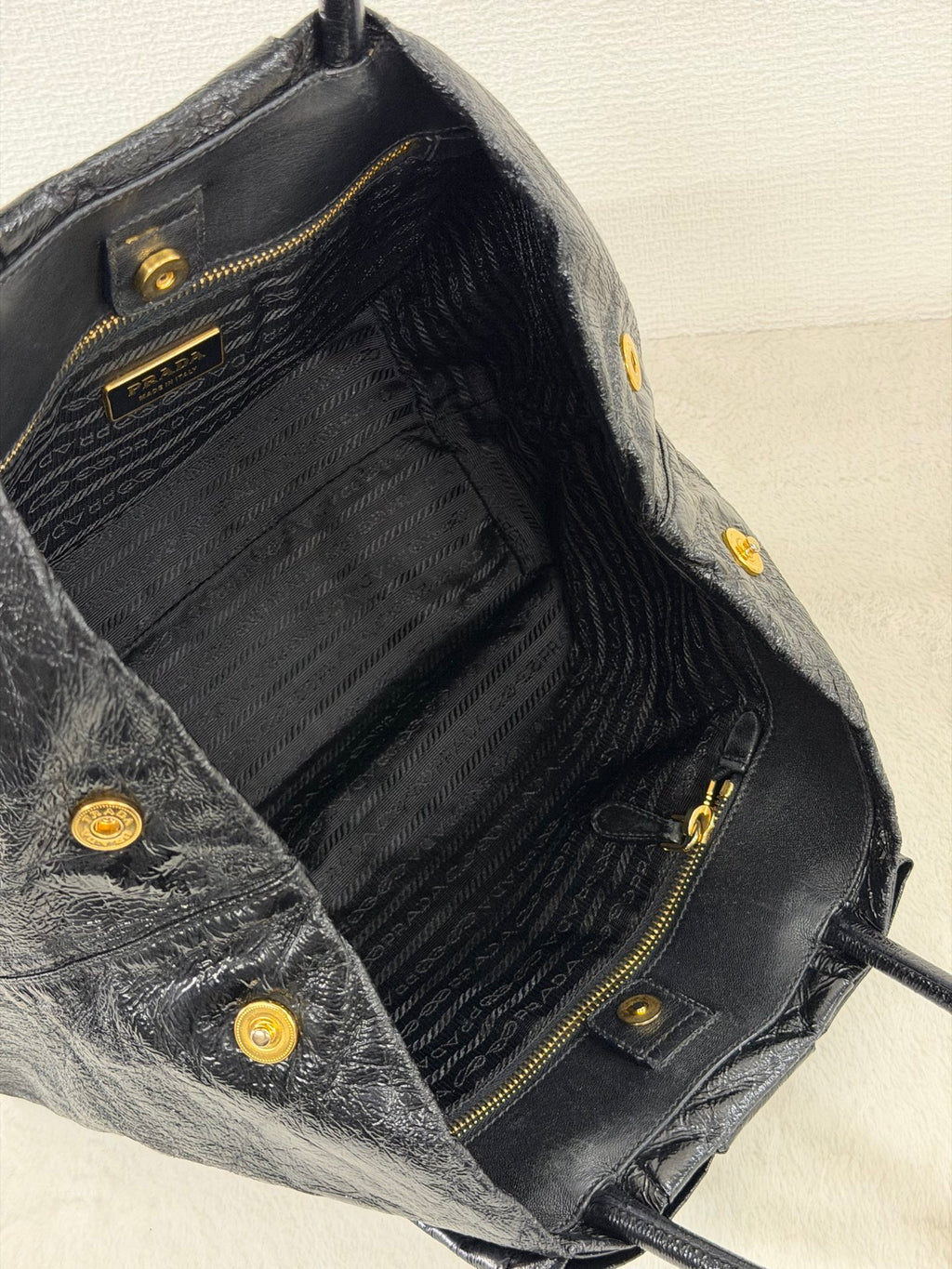 Prada Nappa Fiocco Bow Tote