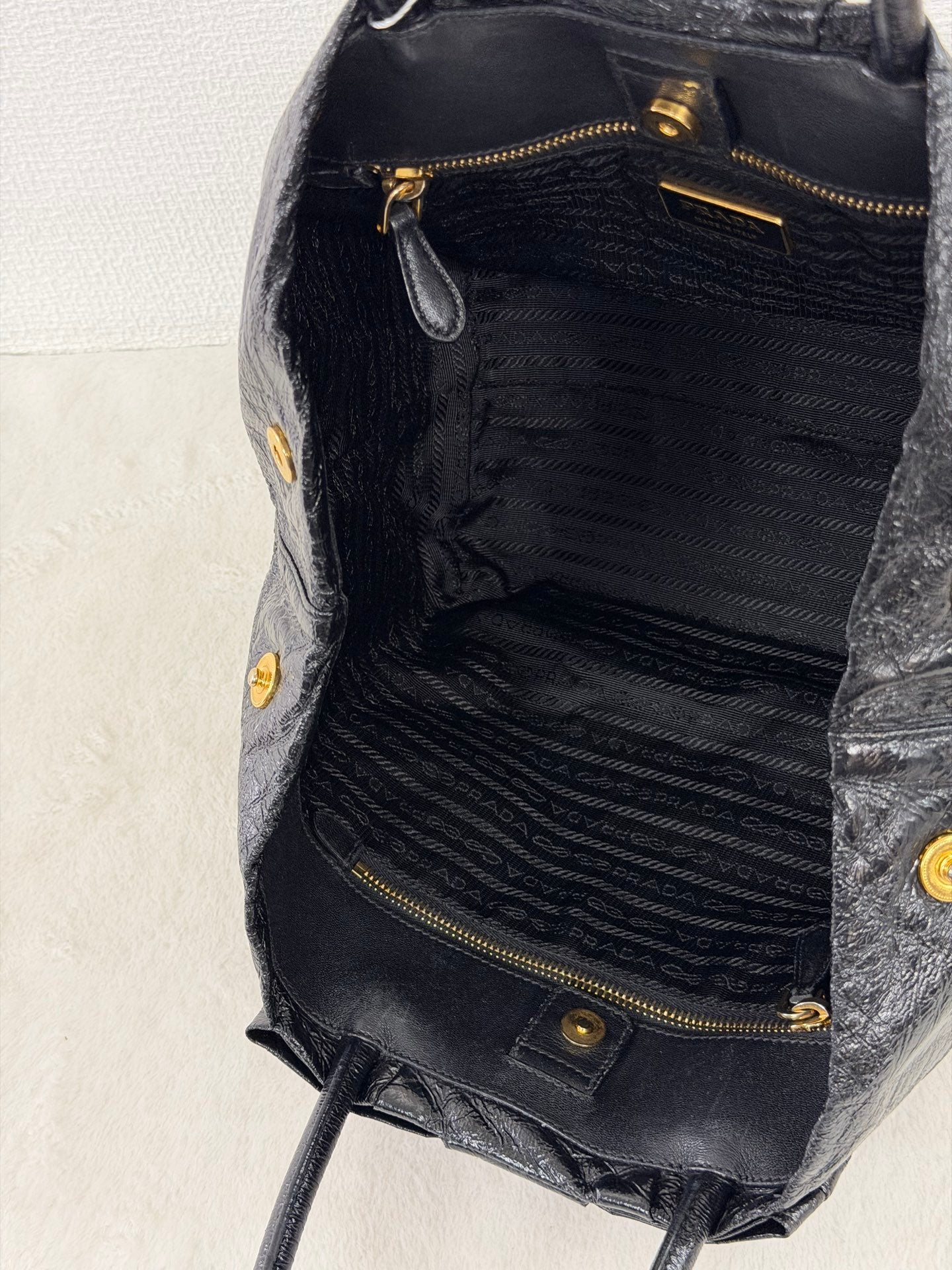 Prada Nappa Fiocco Bow Tote
