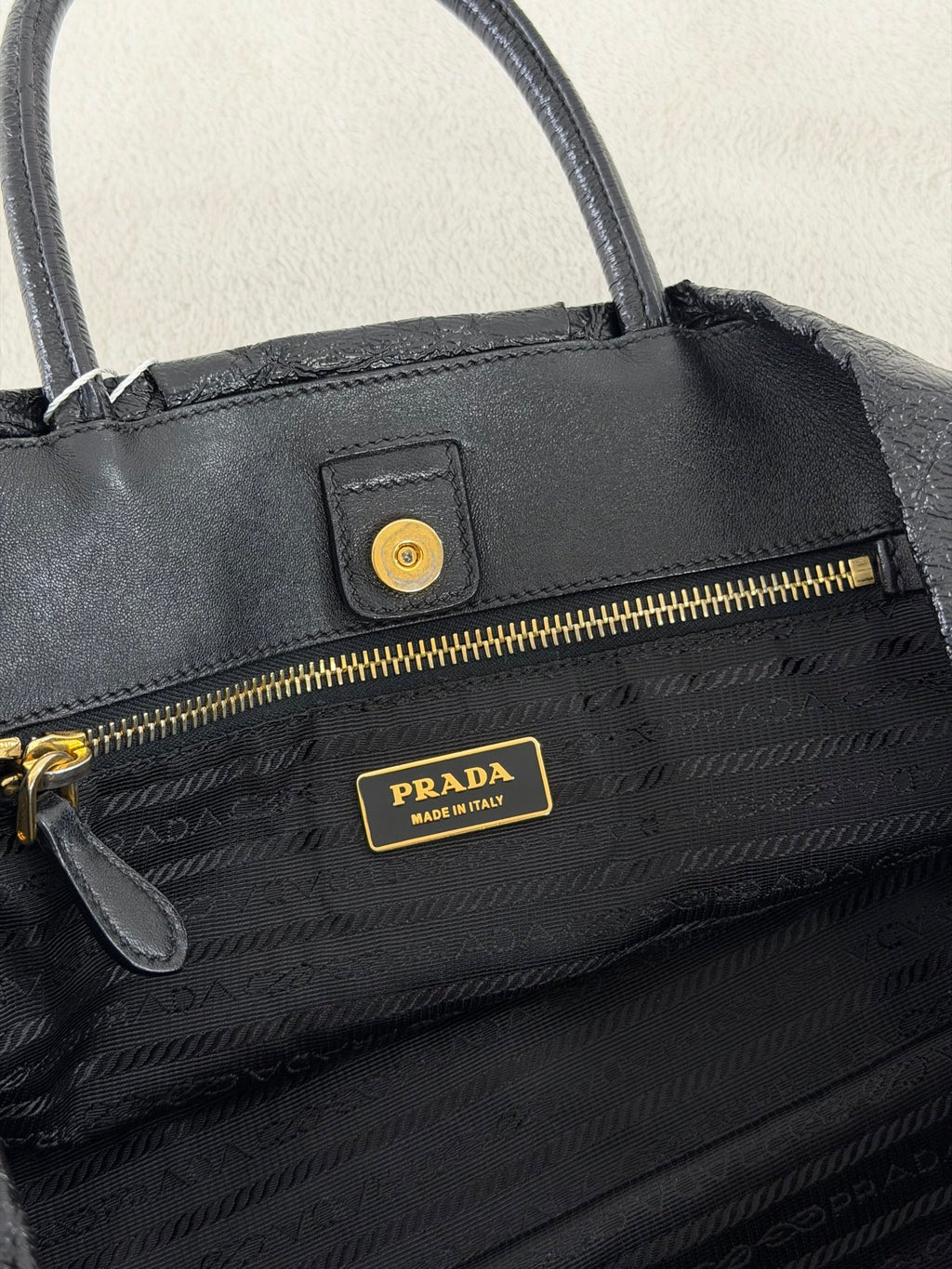Prada Nappa Fiocco Bow Tote