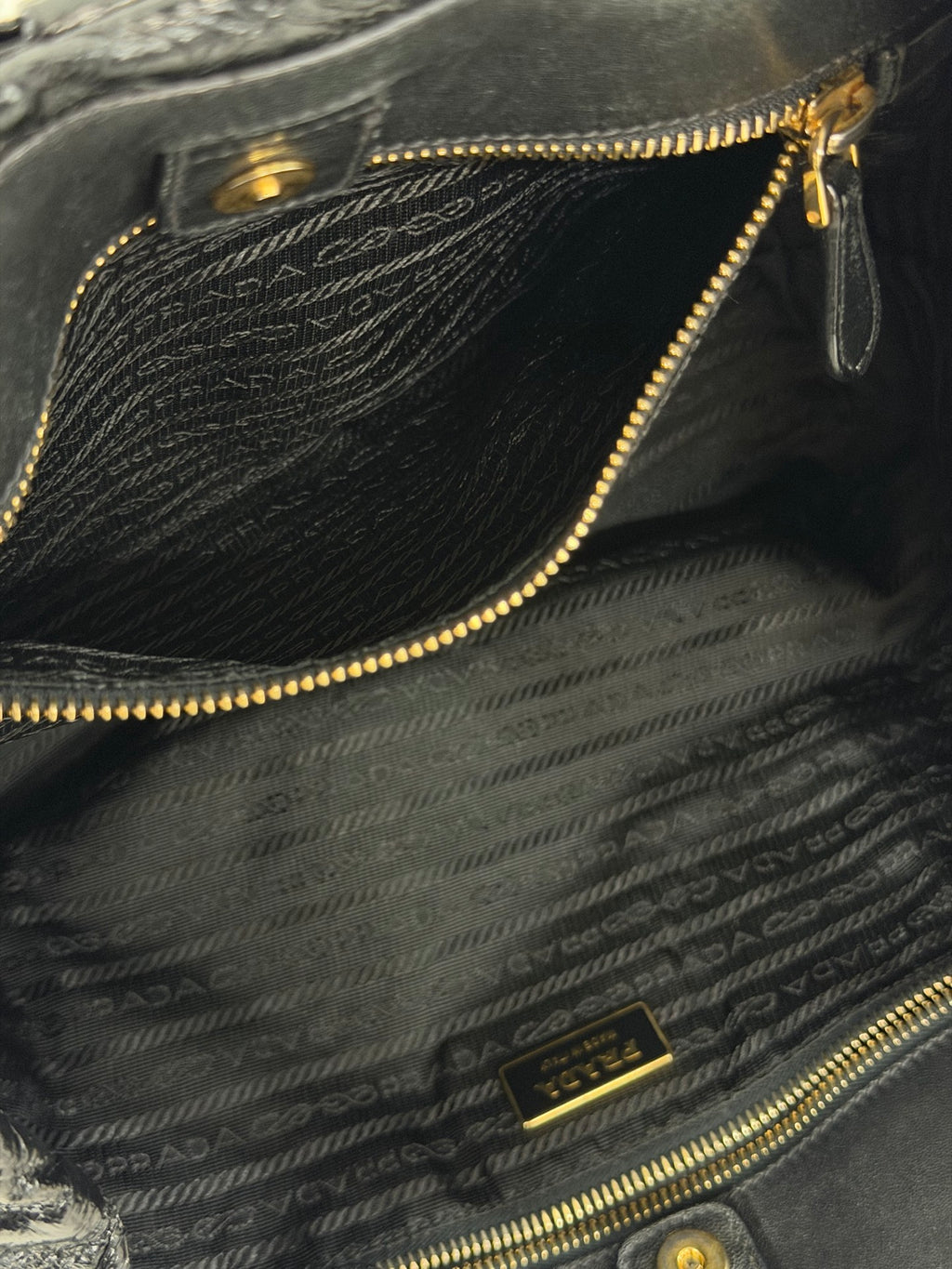 Prada Nappa Fiocco Bow Tote