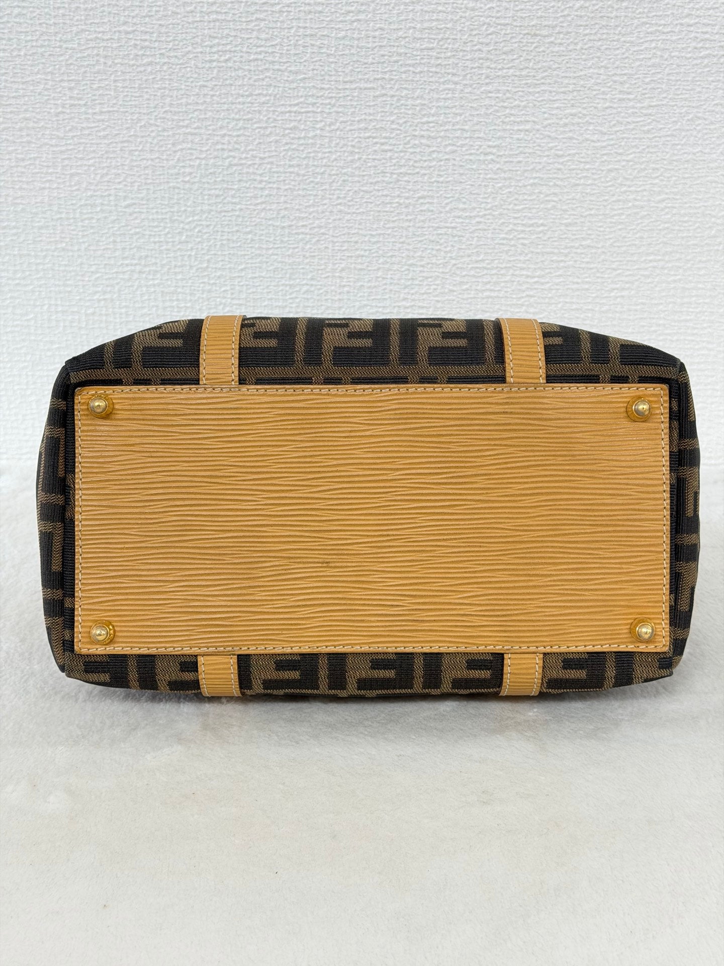 Fendi Zucca Canvas 2WAY Mini Boston Bag.