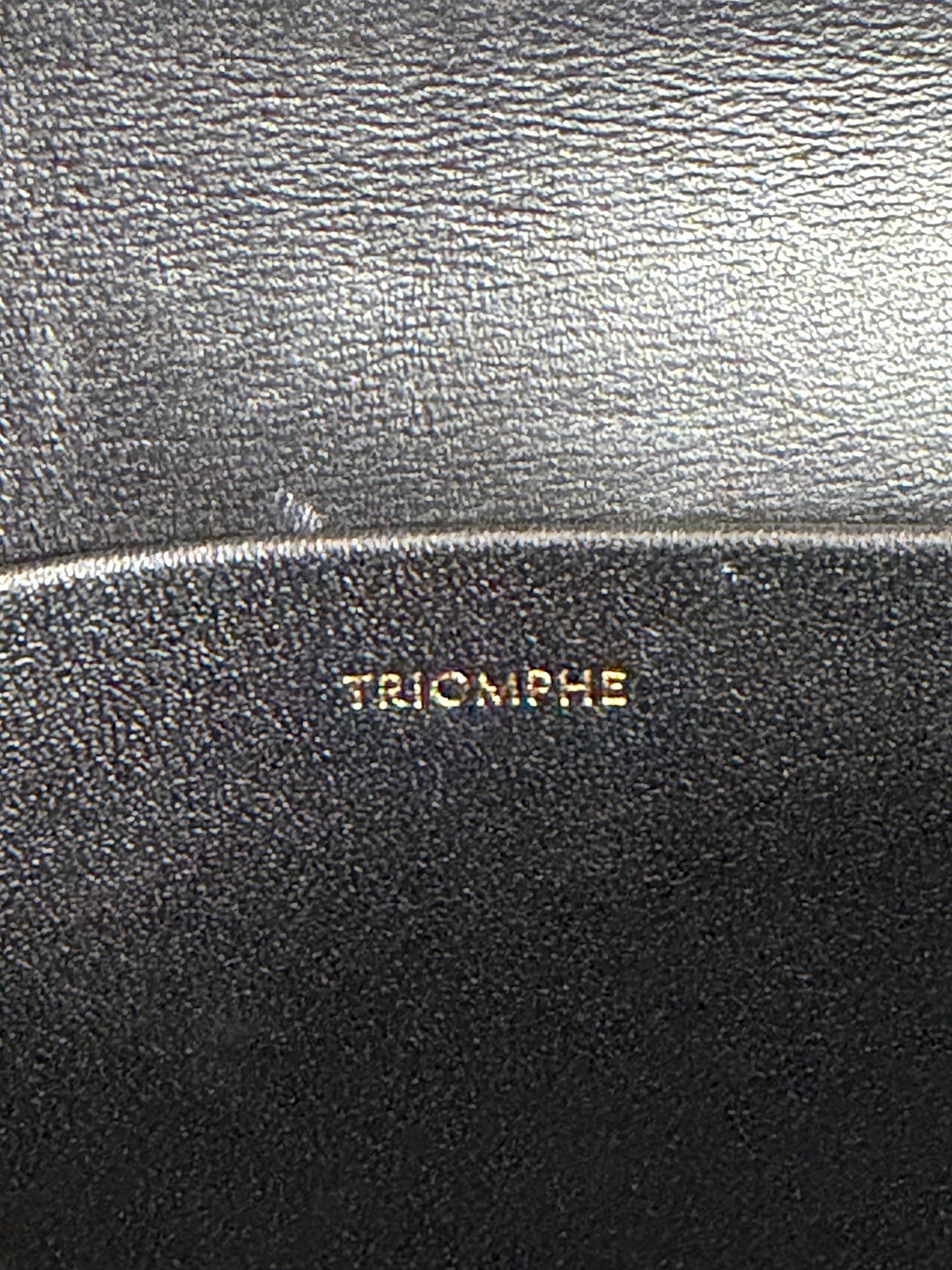CELINE  Cuir Triomphe Leather Shoulderbag