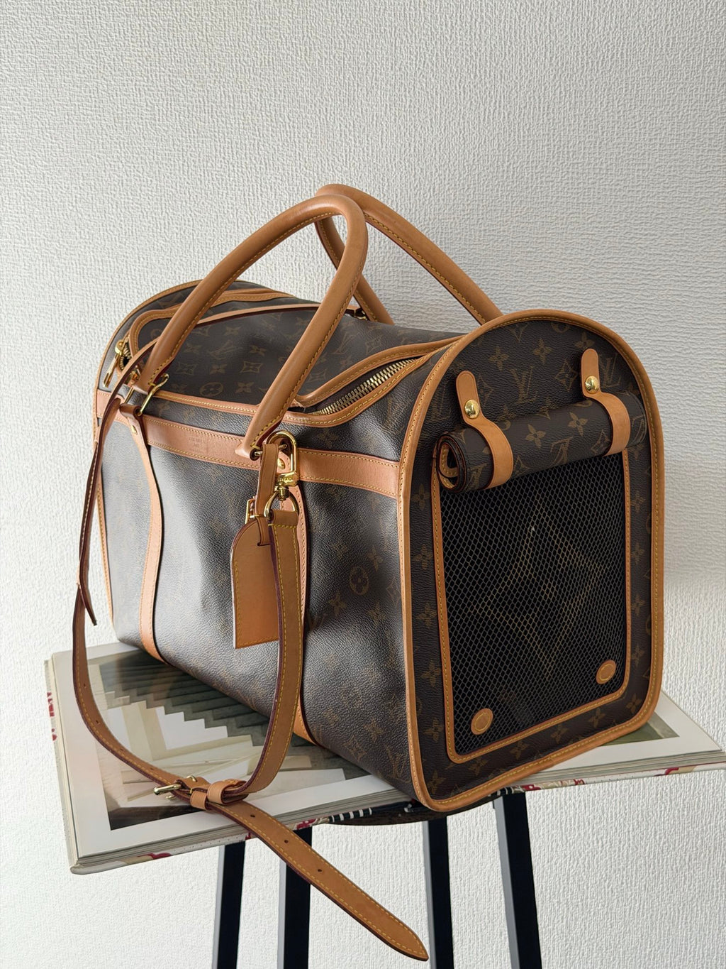 Louis Vuitton Monogram Sac Chien Pet Carrier