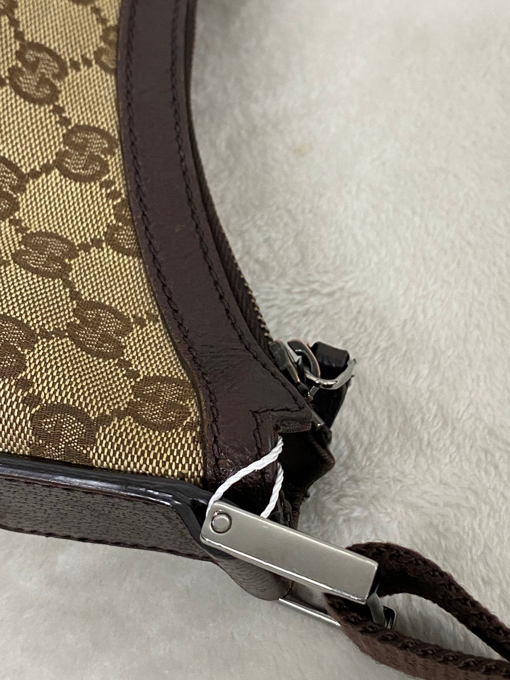 Gucci GG Canvas Half Moon Shoulder Bag