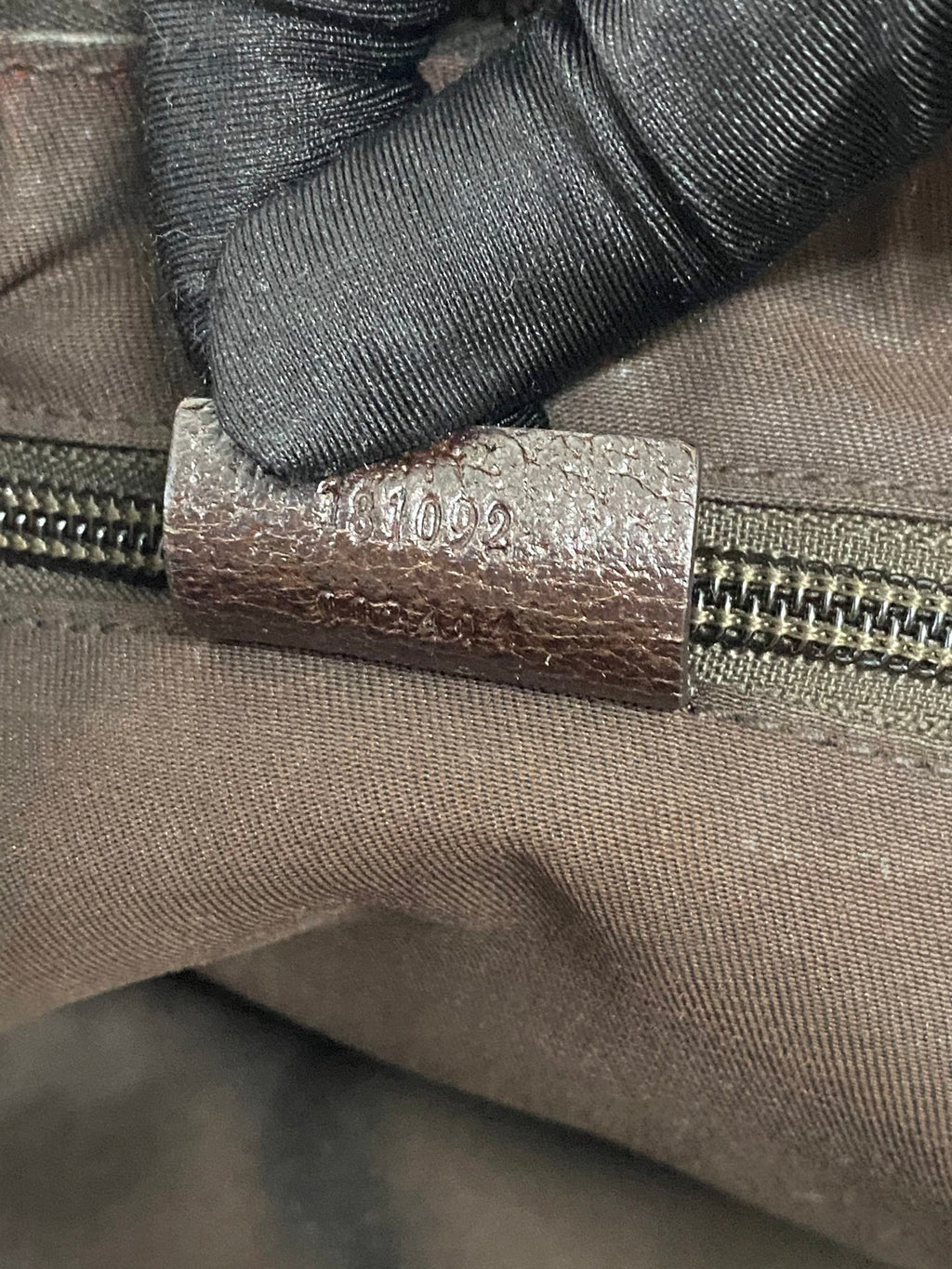 Gucci GG Canvas Half Moon Shoulder Bag