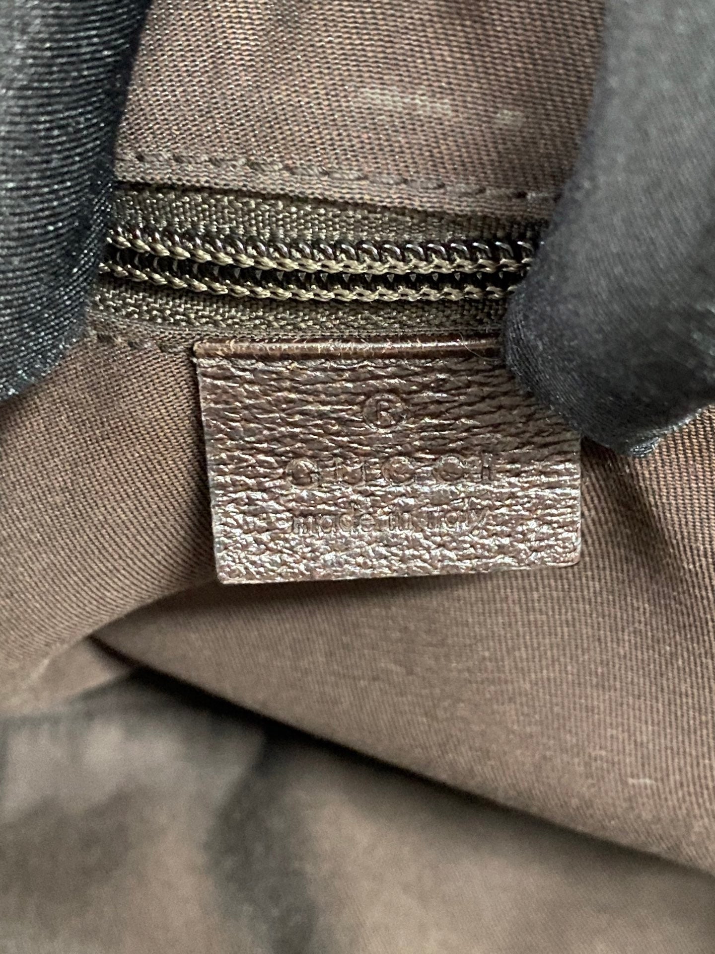 Gucci GG Canvas Half Moon Shoulder Bag