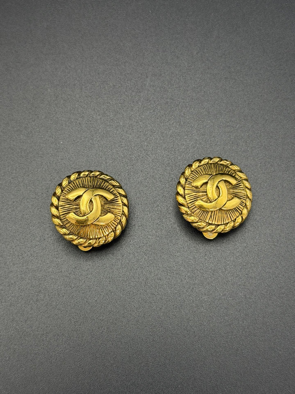 CHANEL Double-C Ear Clips