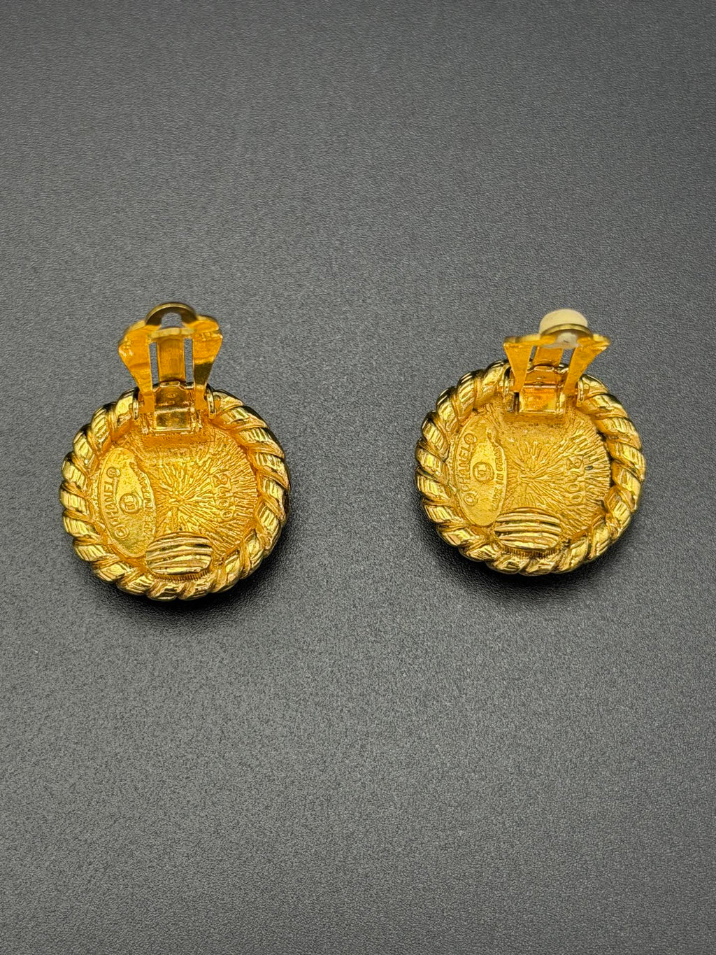 CHANEL Double-C Ear Clips