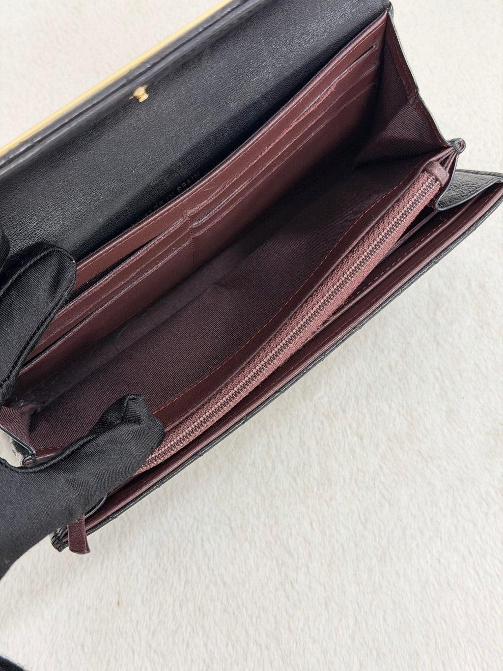 CHANEL Quilted Bifold Leather Wallet