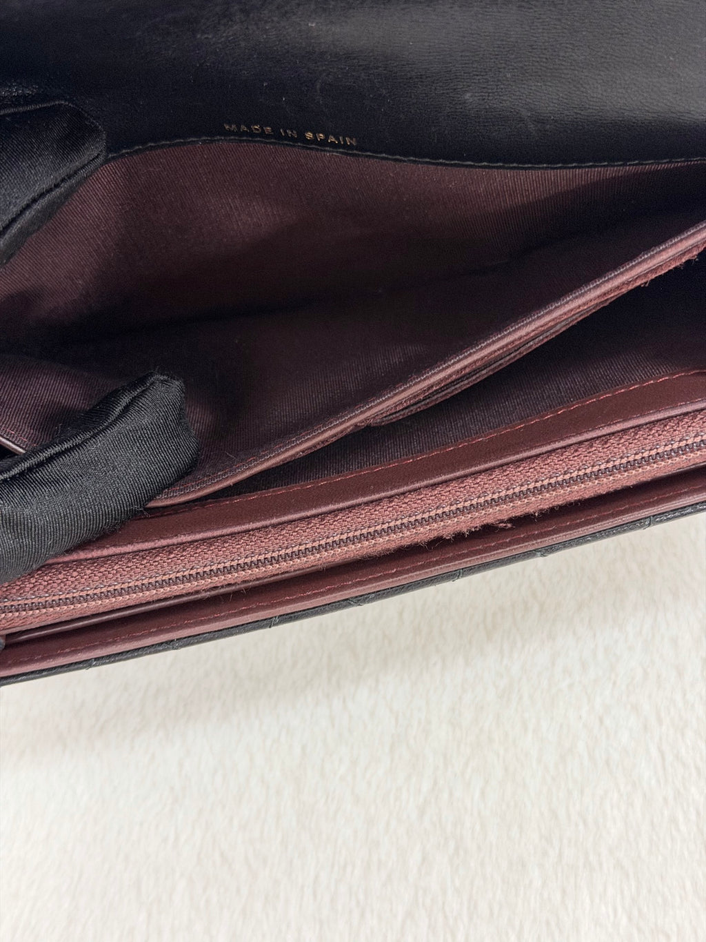 CHANEL Quilted Bifold Leather Wallet
