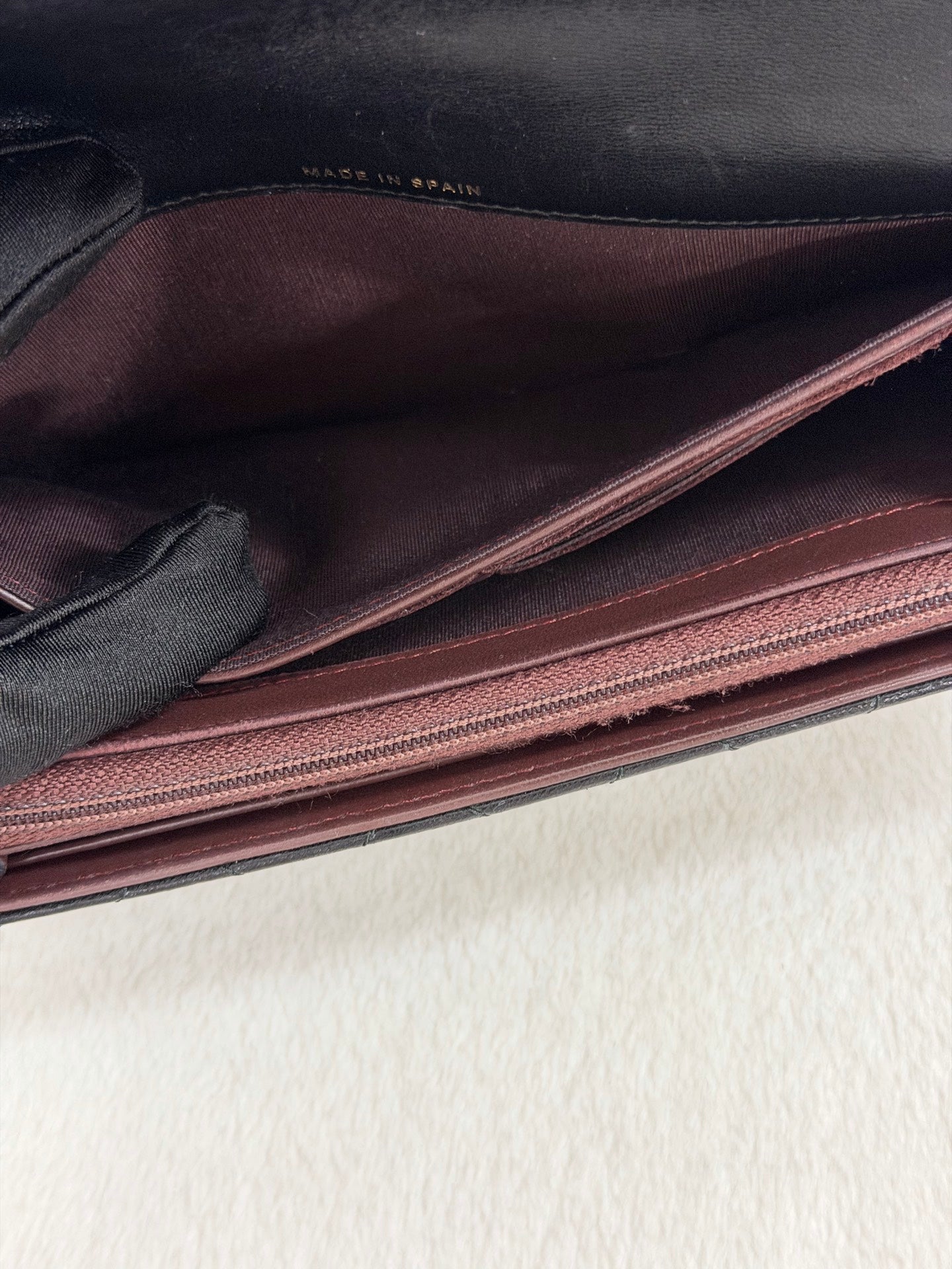 CHANEL Quilted Bifold Leather Wallet