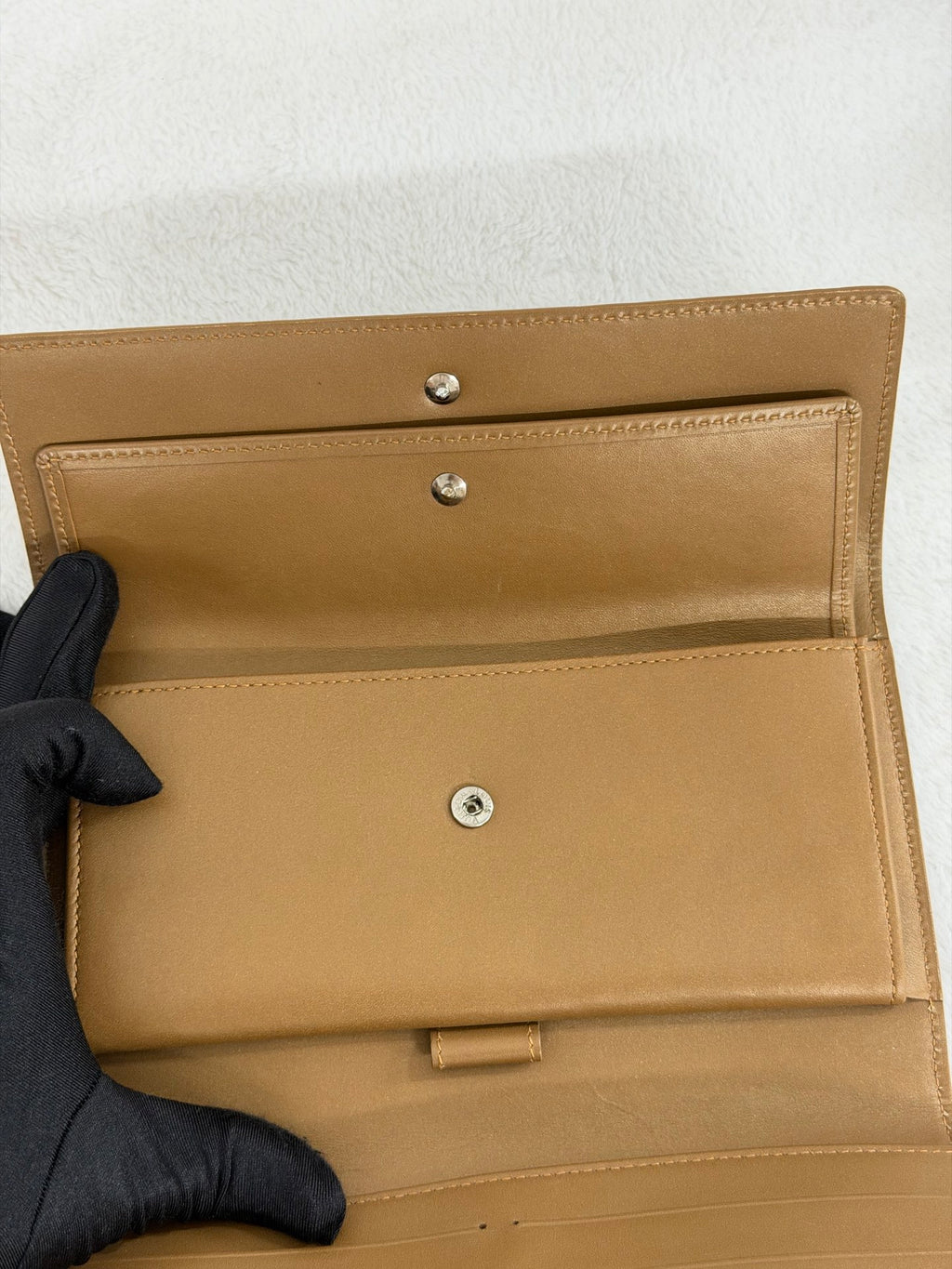 LOUIS VUITTON Monogram Trifold Patent Wallet