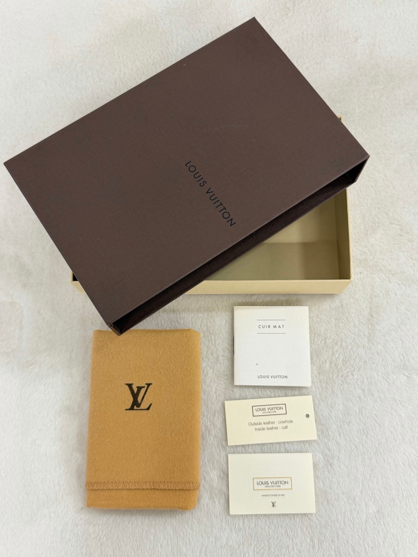 LOUIS VUITTON Monogram Trifold Patent Wallet