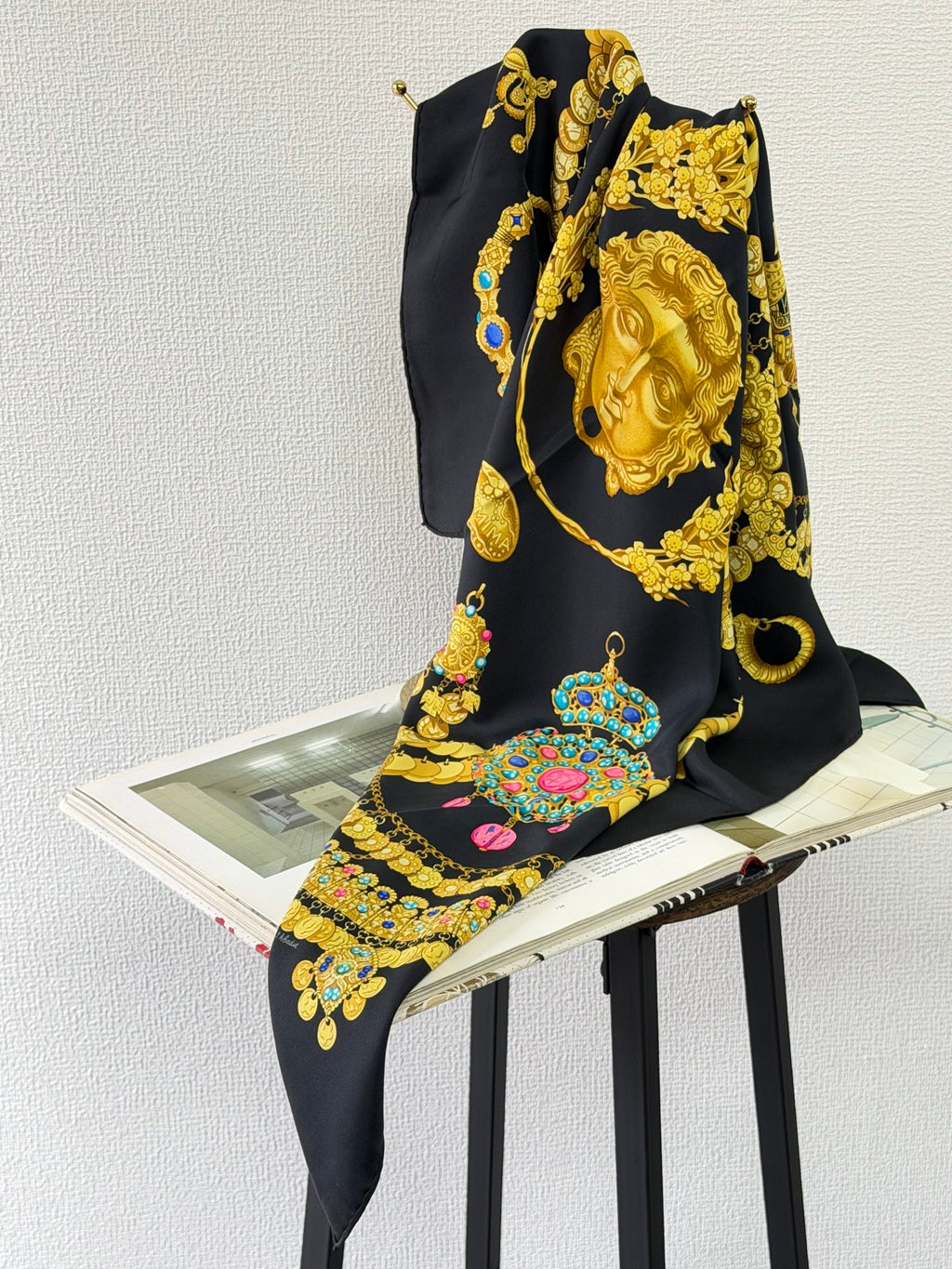 HERMES  Vintage Silk Scarf