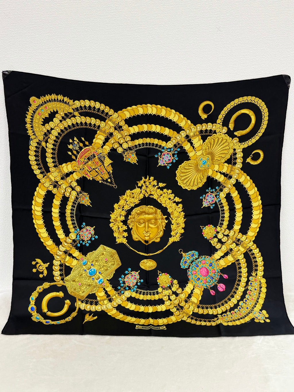 HERMES  Vintage Silk Scarf