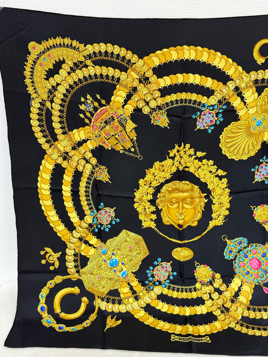 HERMES  Vintage Silk Scarf