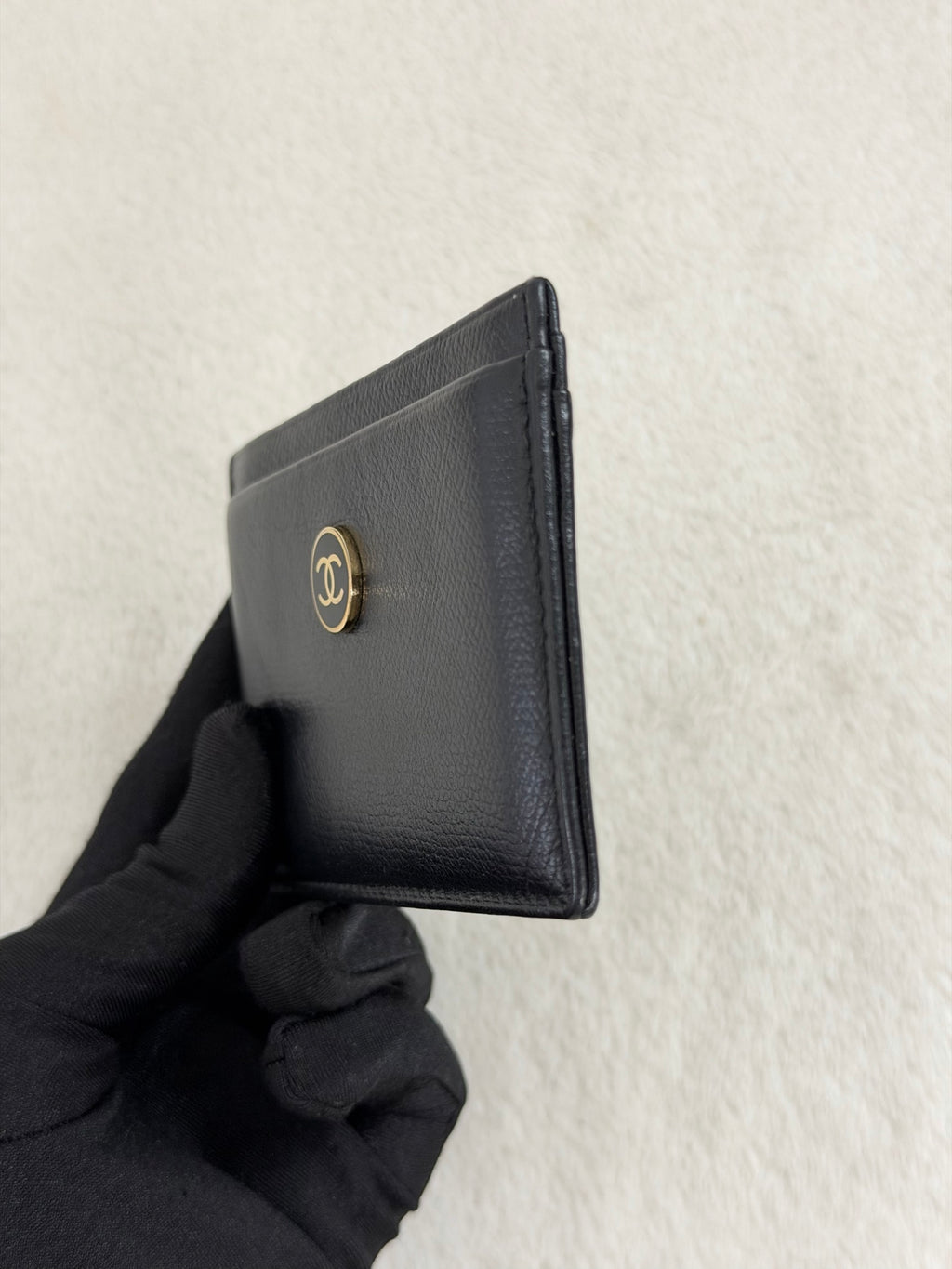 CHANEL Leather Card Case