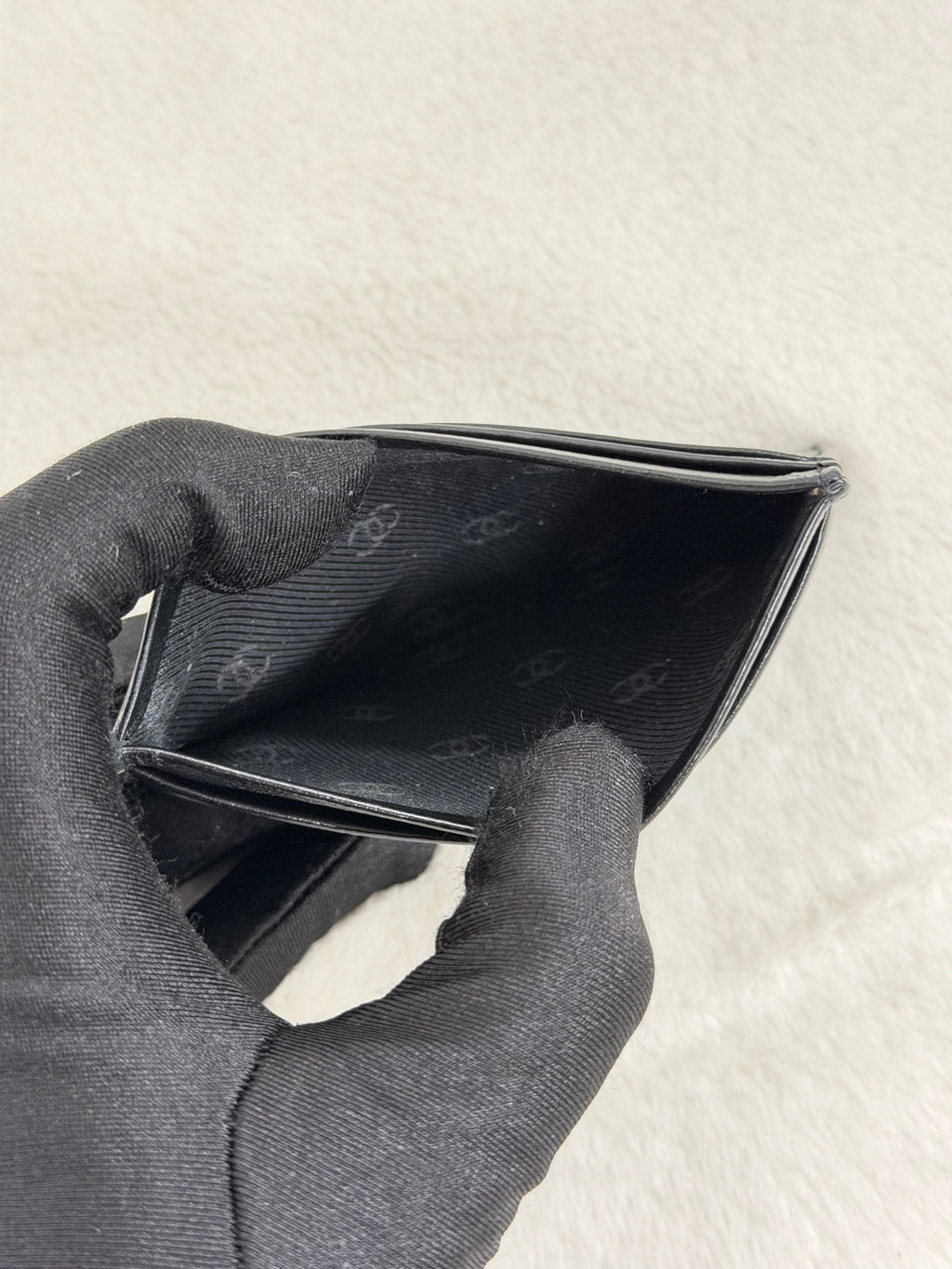 CHANEL Leather Card Case
