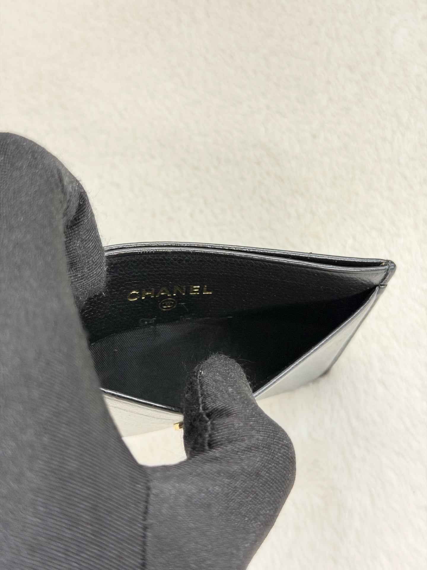 CHANEL Leather Card Case