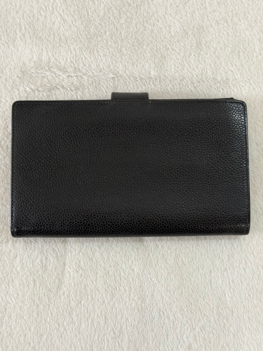 CHANEL Double-C Cavier Bifold Wallet