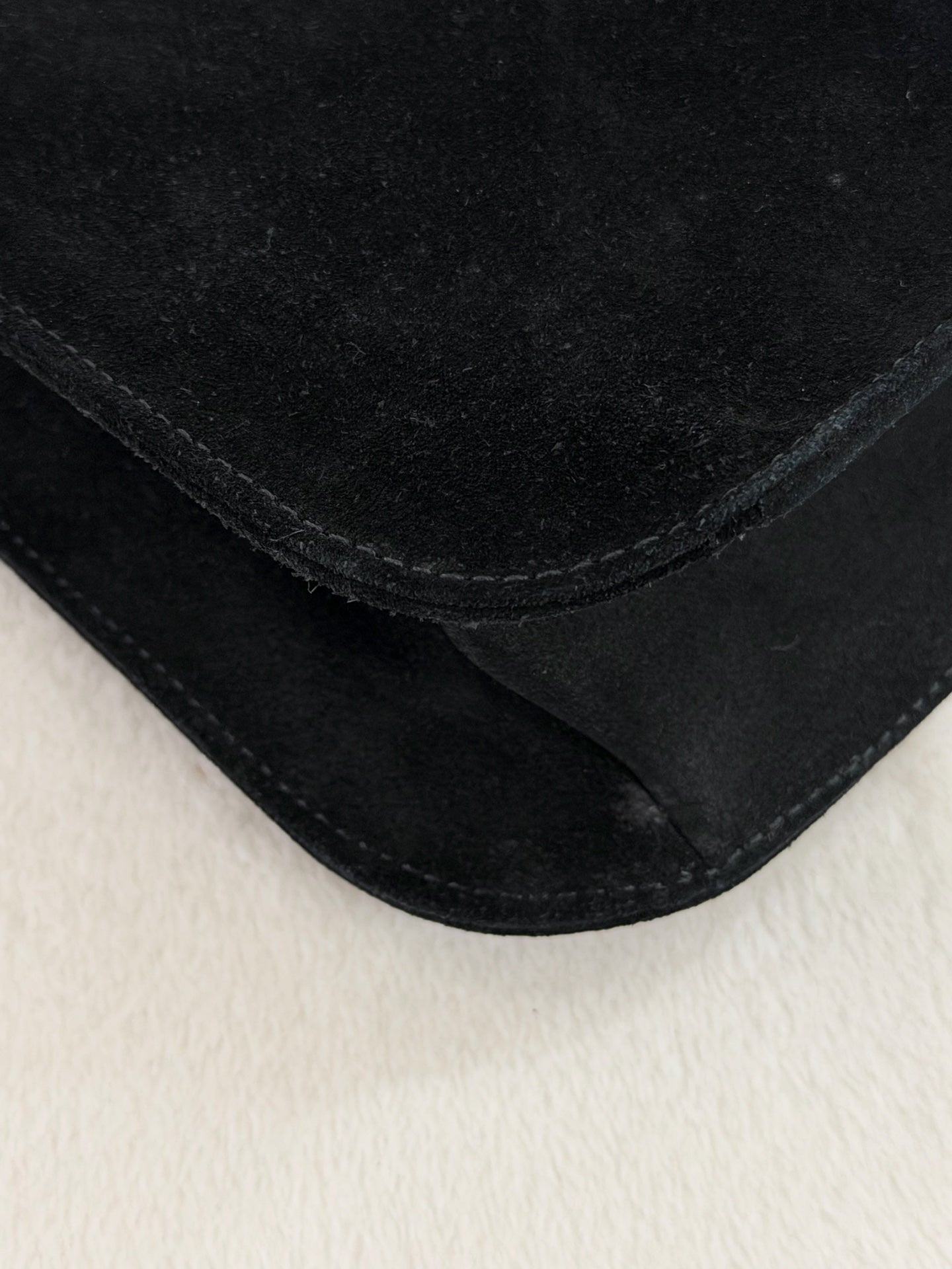 Gucci Black Suede Shoulder Bag