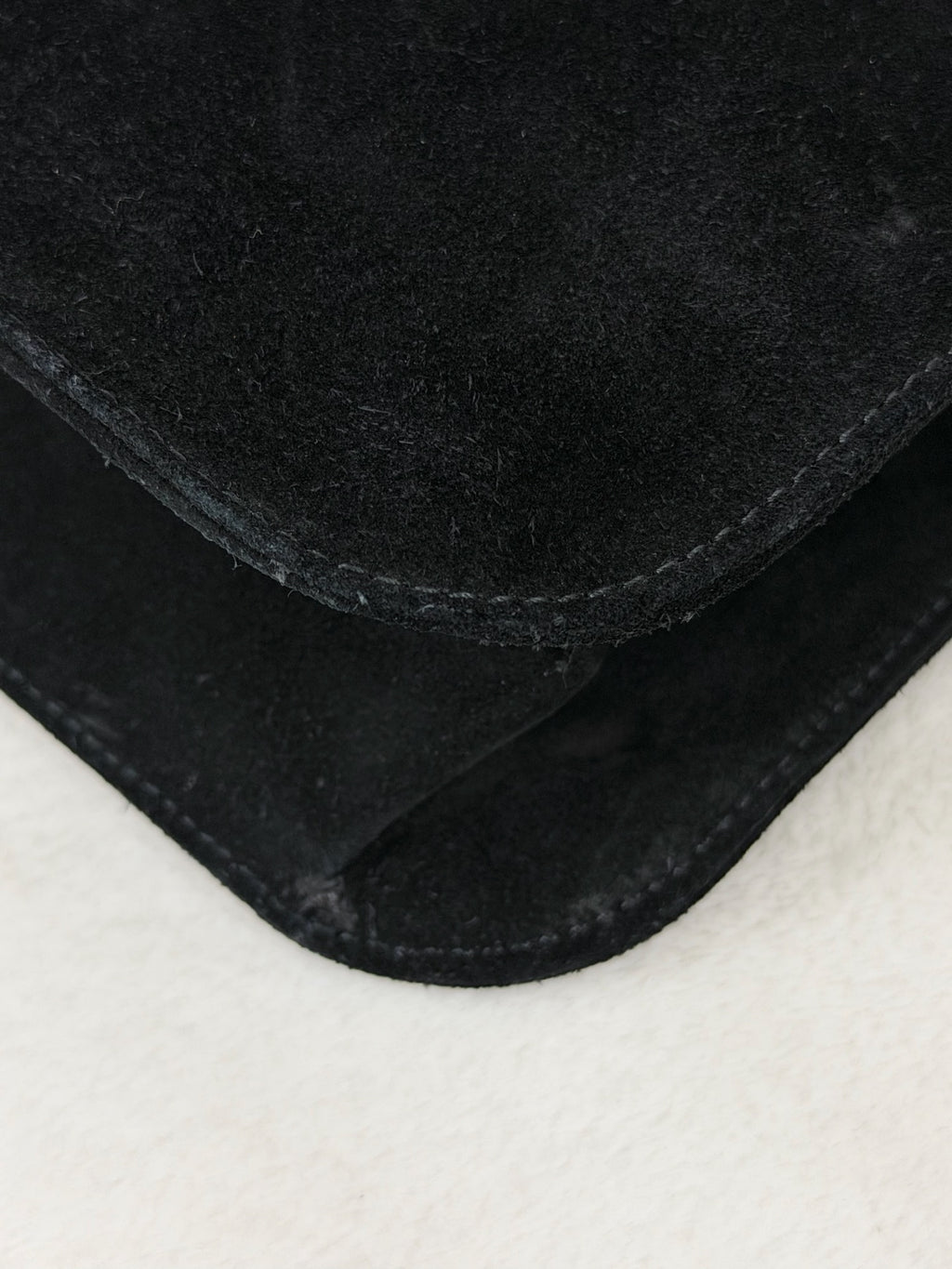 Gucci Black Suede Shoulder Bag