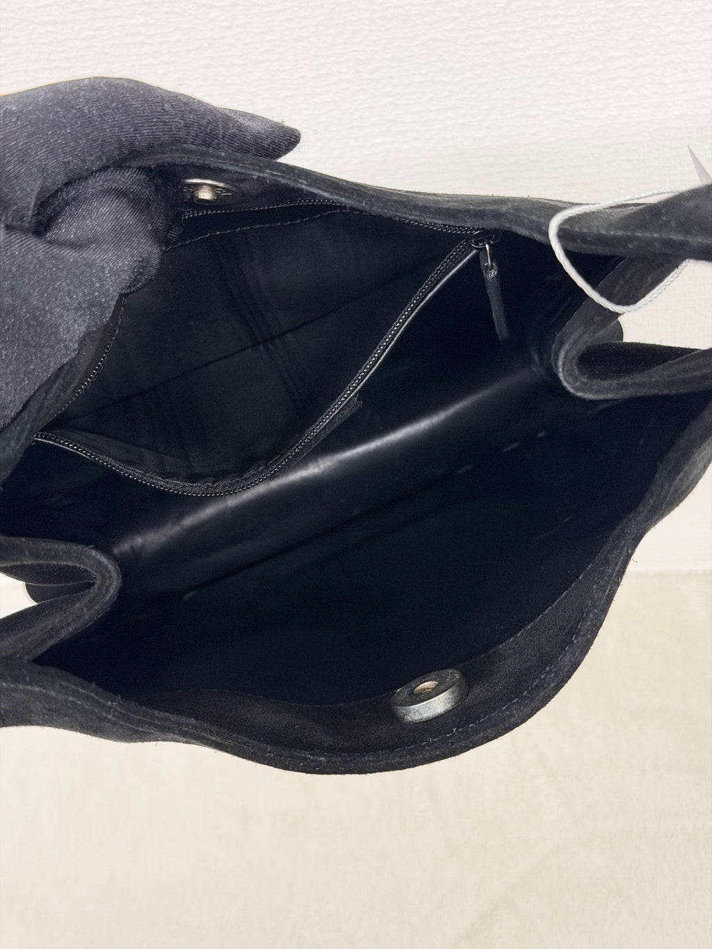Gucci Black Suede Shoulder Bag