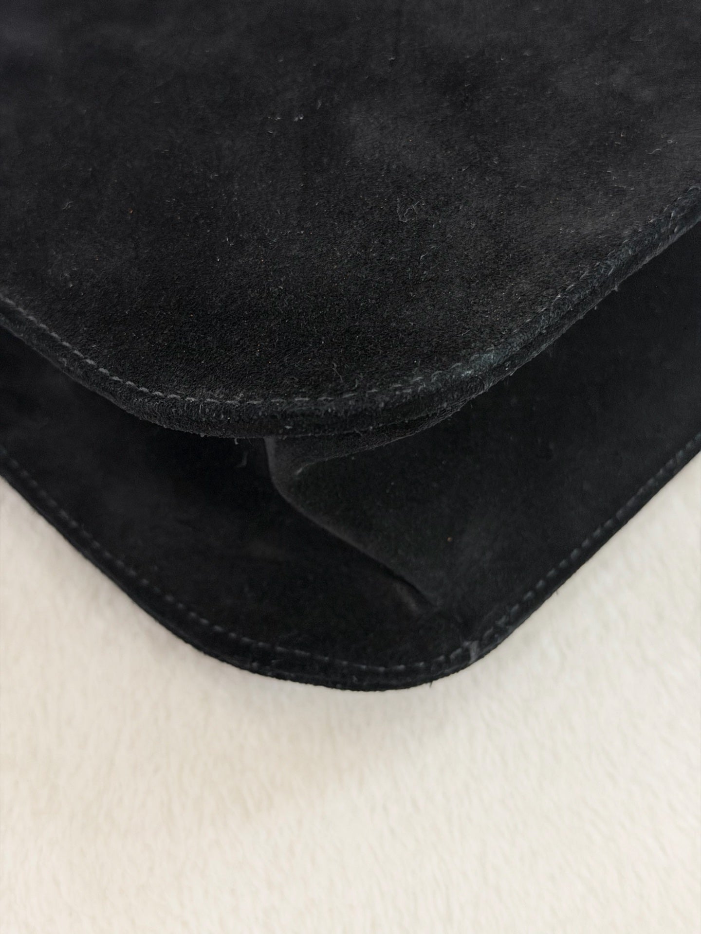 Gucci Black Suede Shoulder Bag